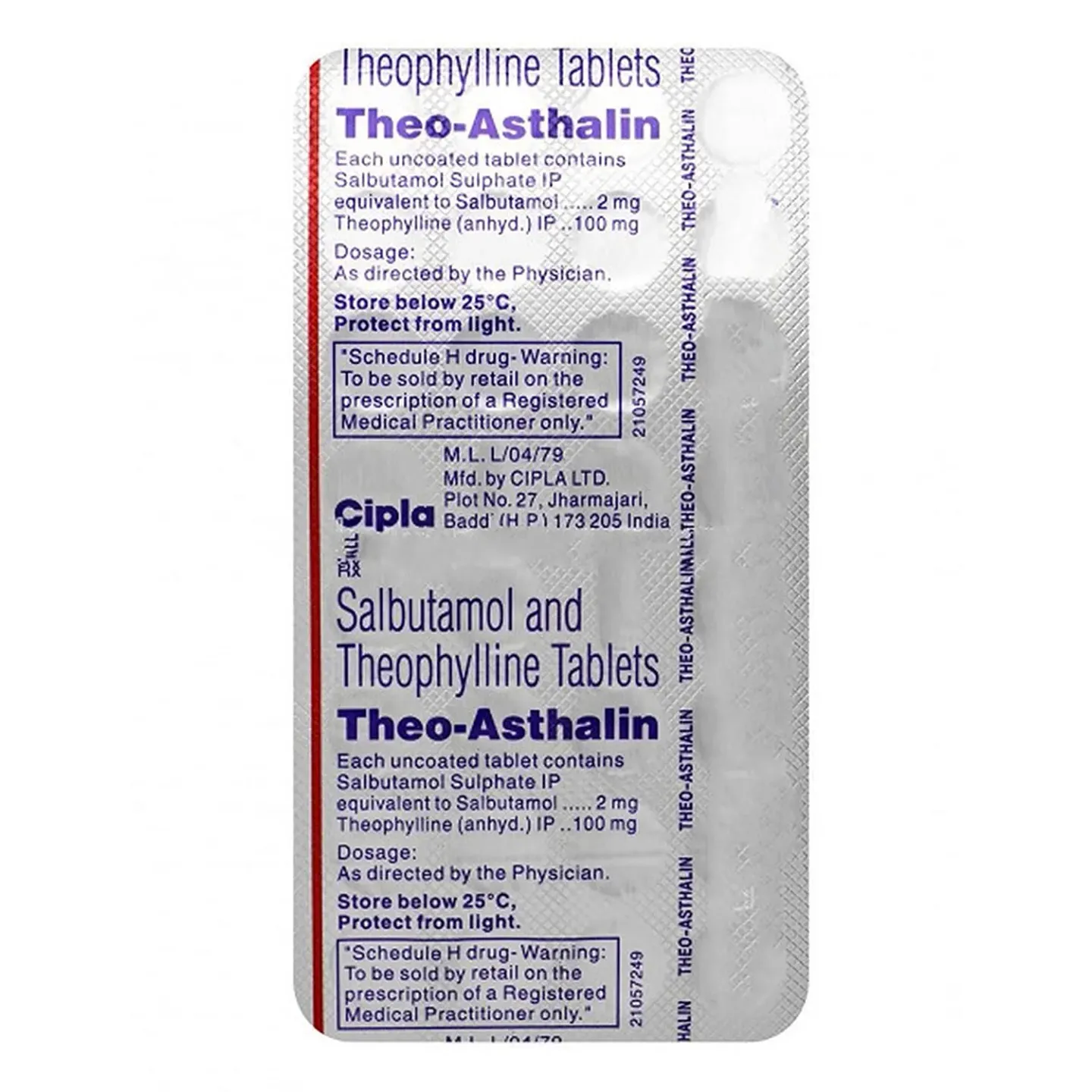 Theo-asthalin Tablet product image