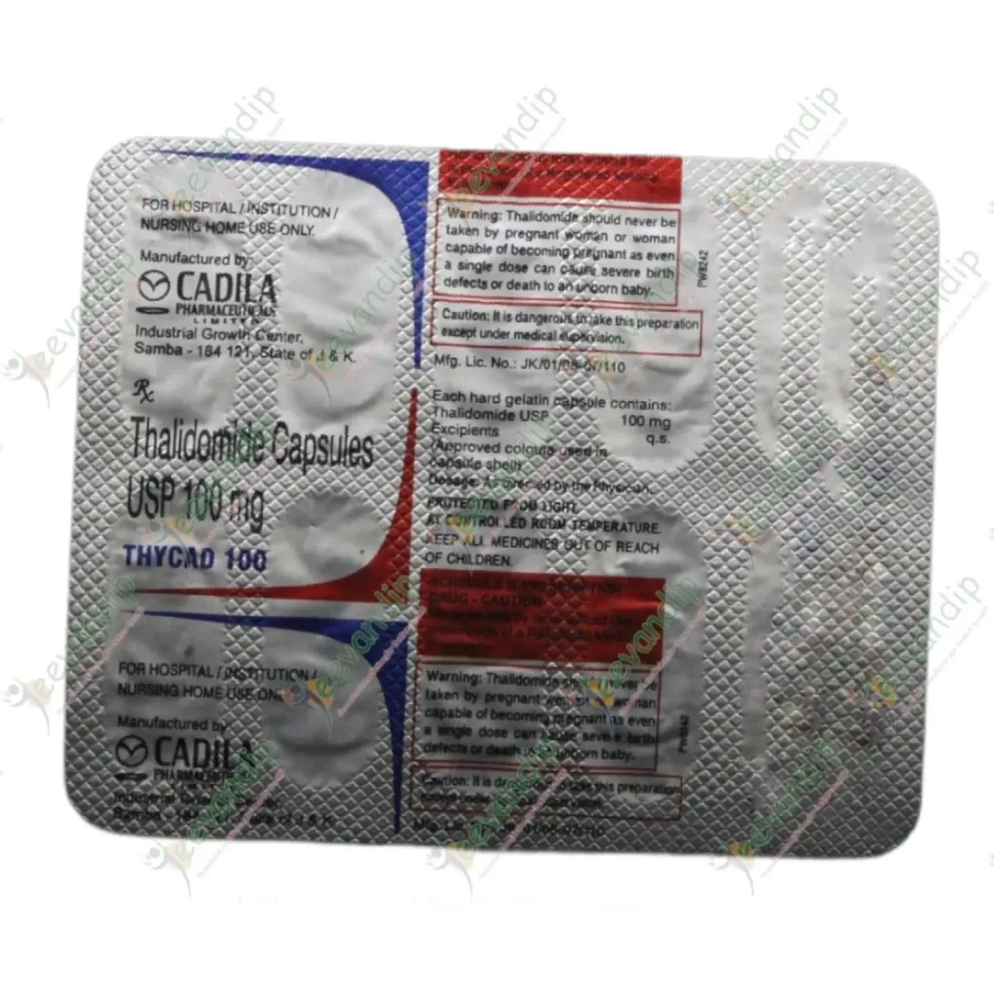 Thycad 100mg Capsule product image