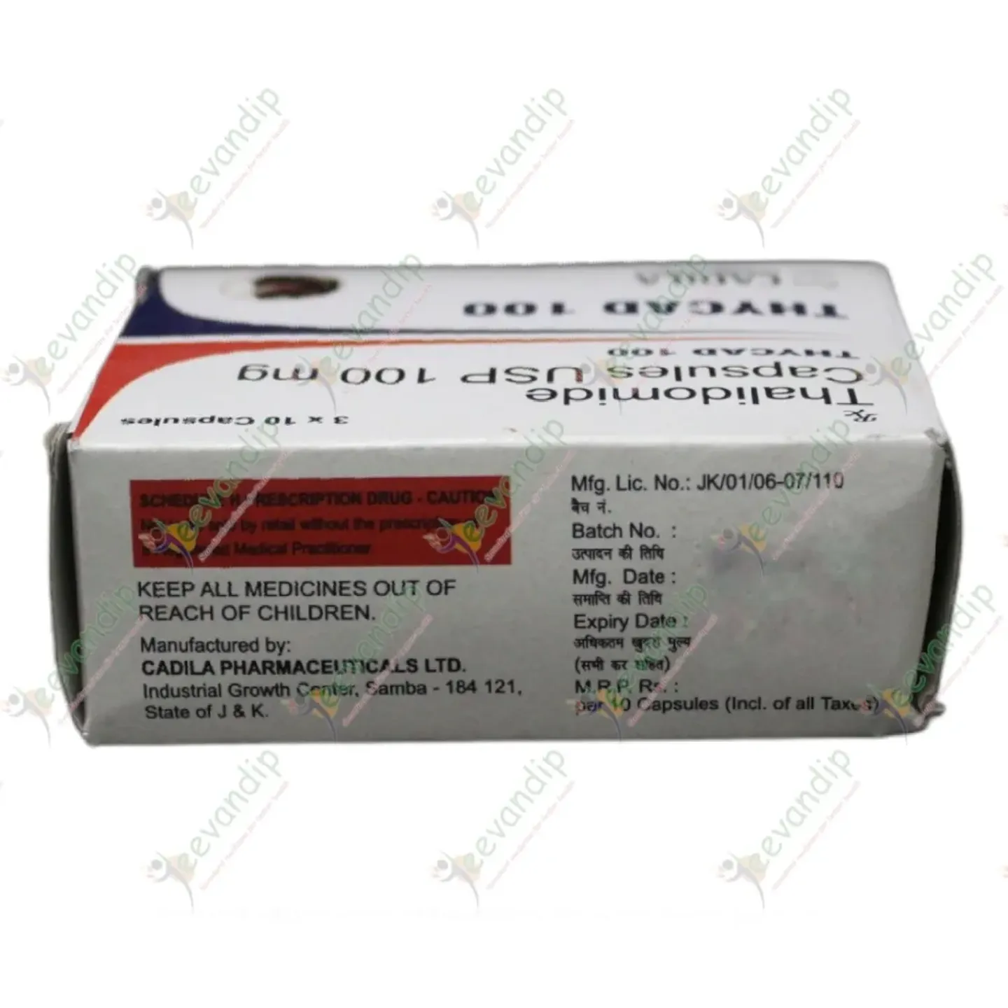 Thycad 100mg Capsule product image