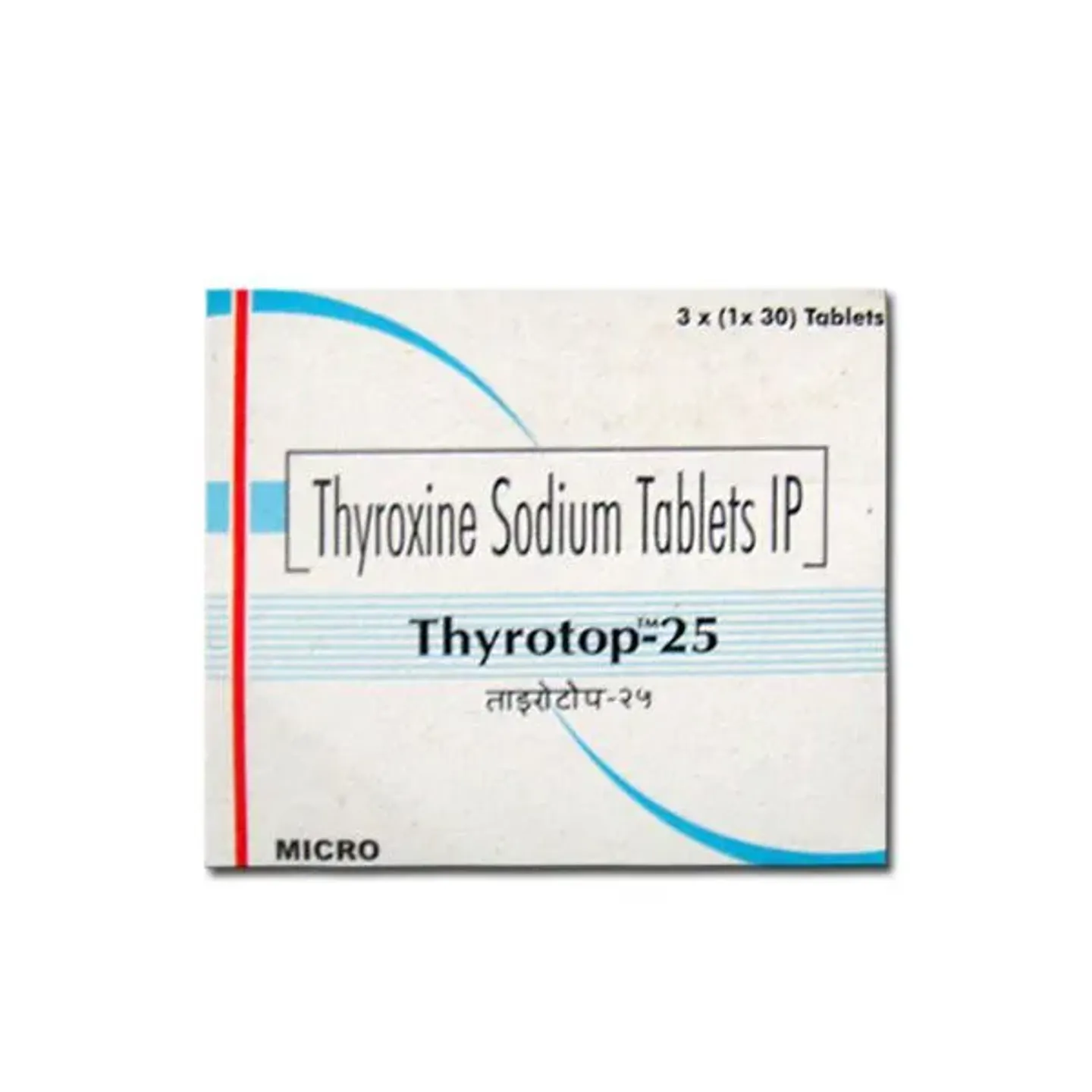 Thyrotop 25 Tablet product image