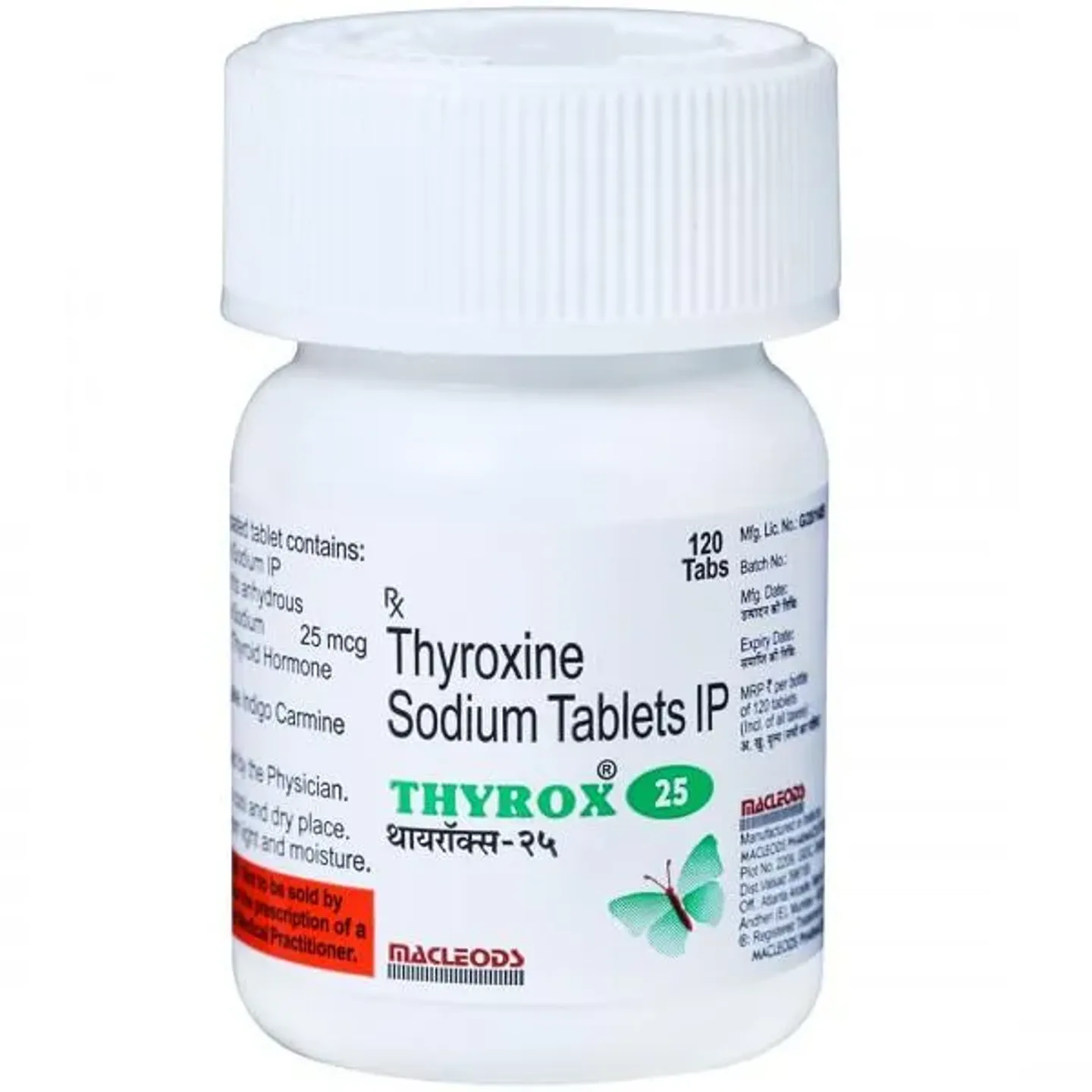 Thyrox 25 Tablet product image