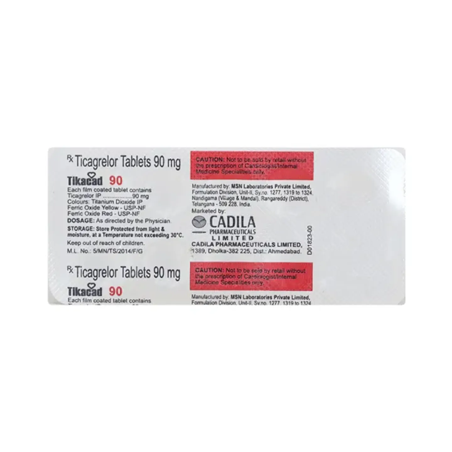 Tikacad 90 Tablet product image