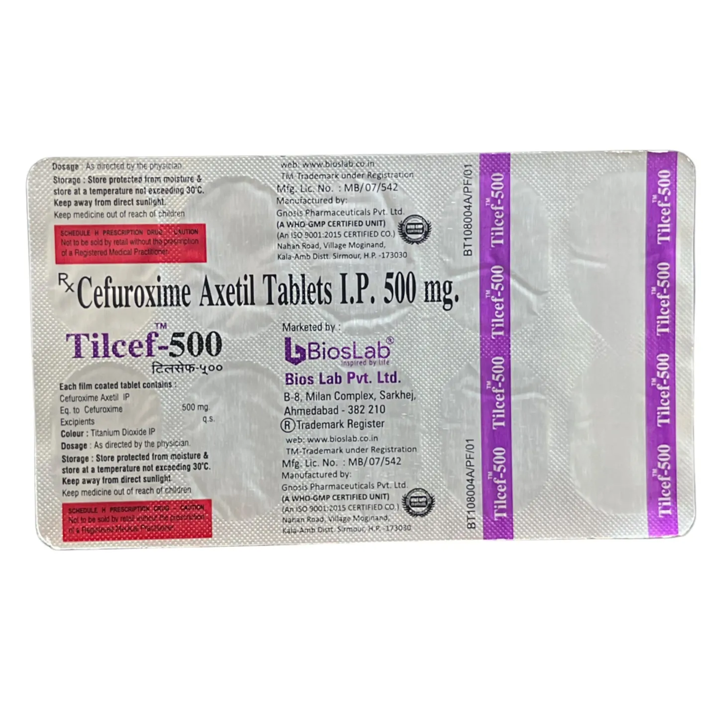 Tilcef 500 Tablet product image