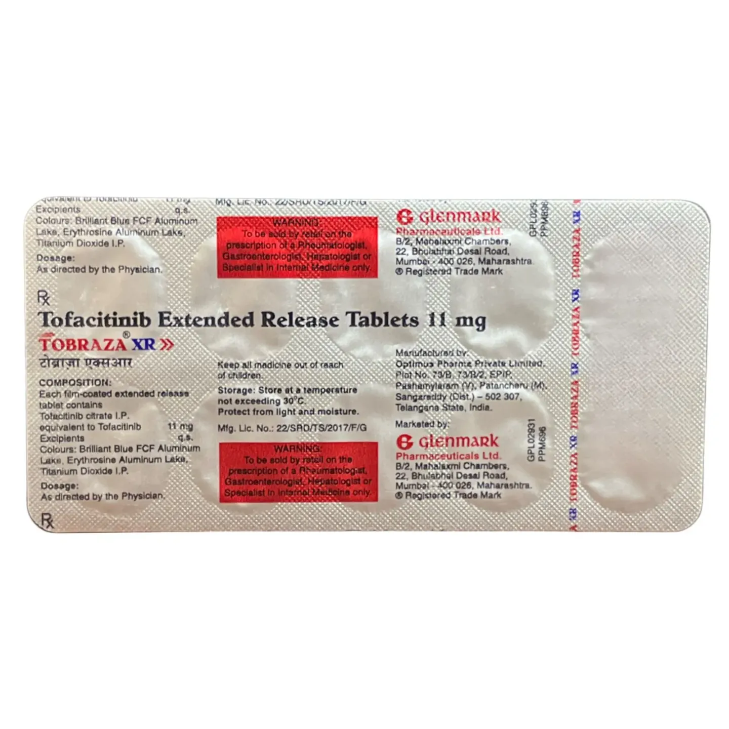 Tobraza Xr Tablet product image