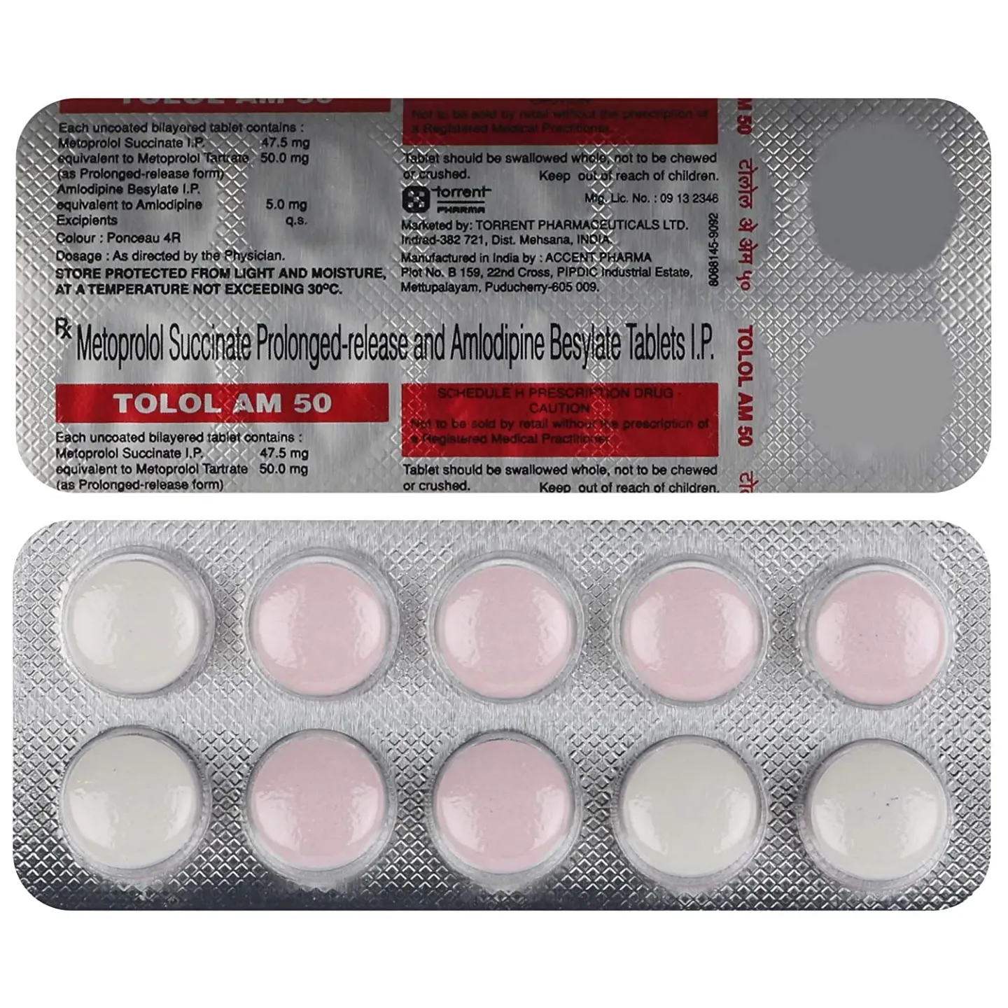 Tolol Am 50 Tablet product image