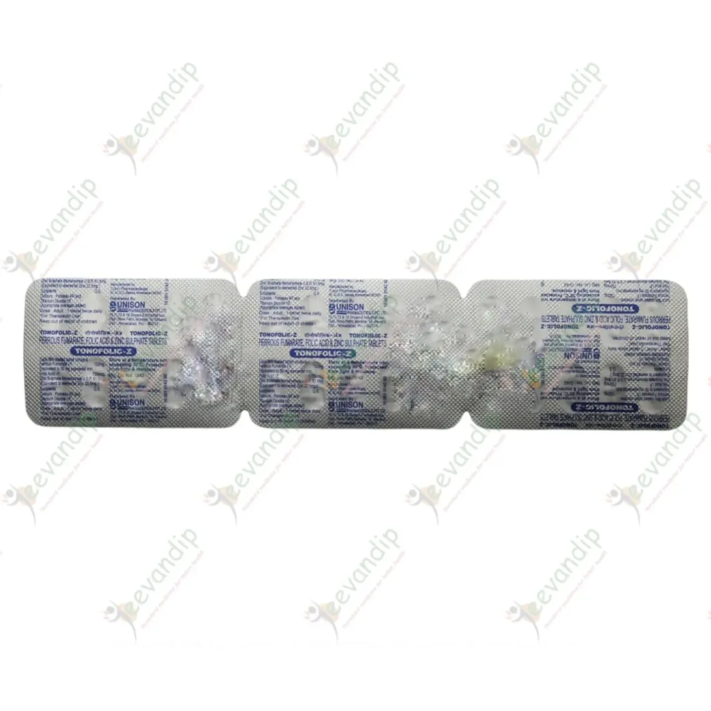 Tonofolic Z Tablet product image