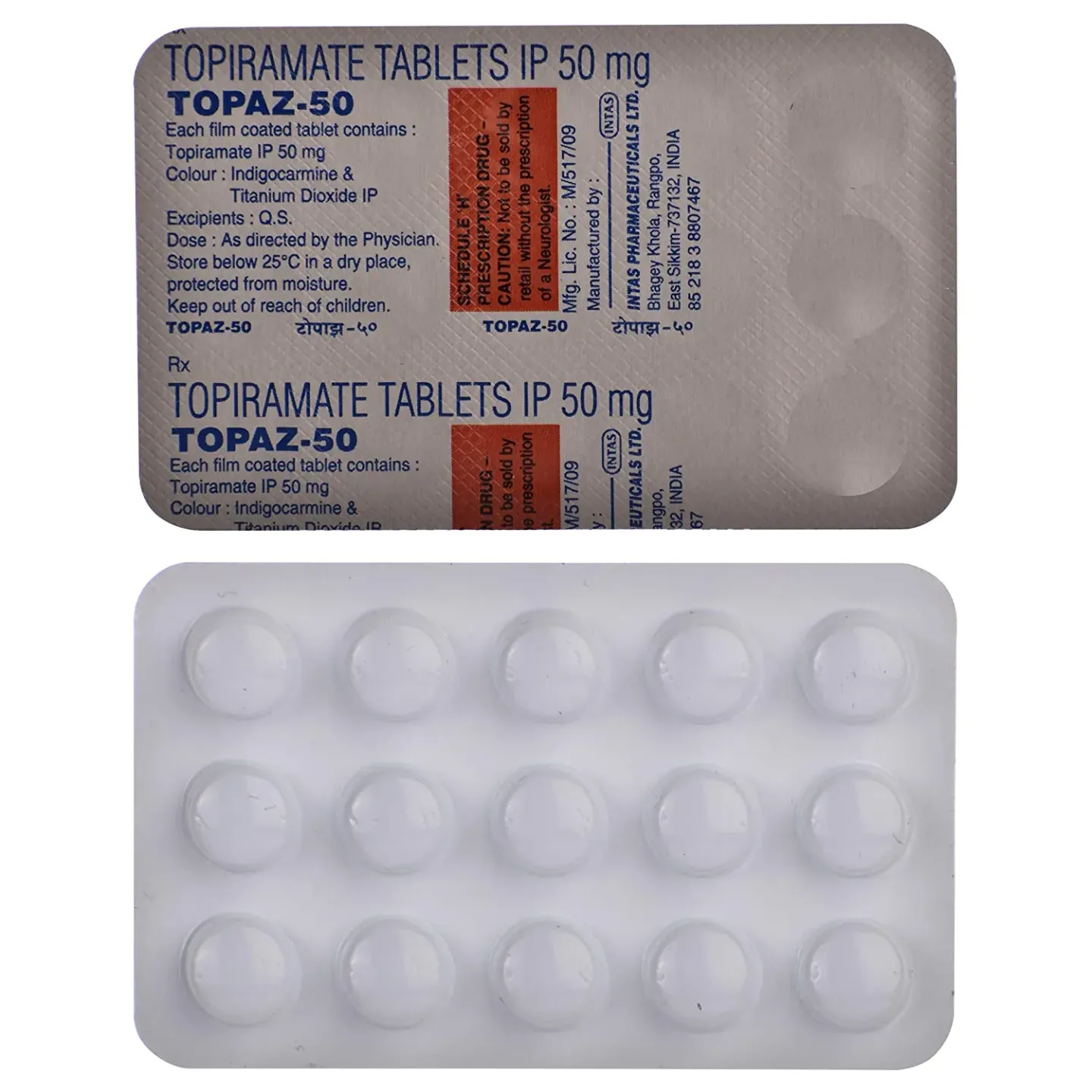 Topaz 50 Tablet product image