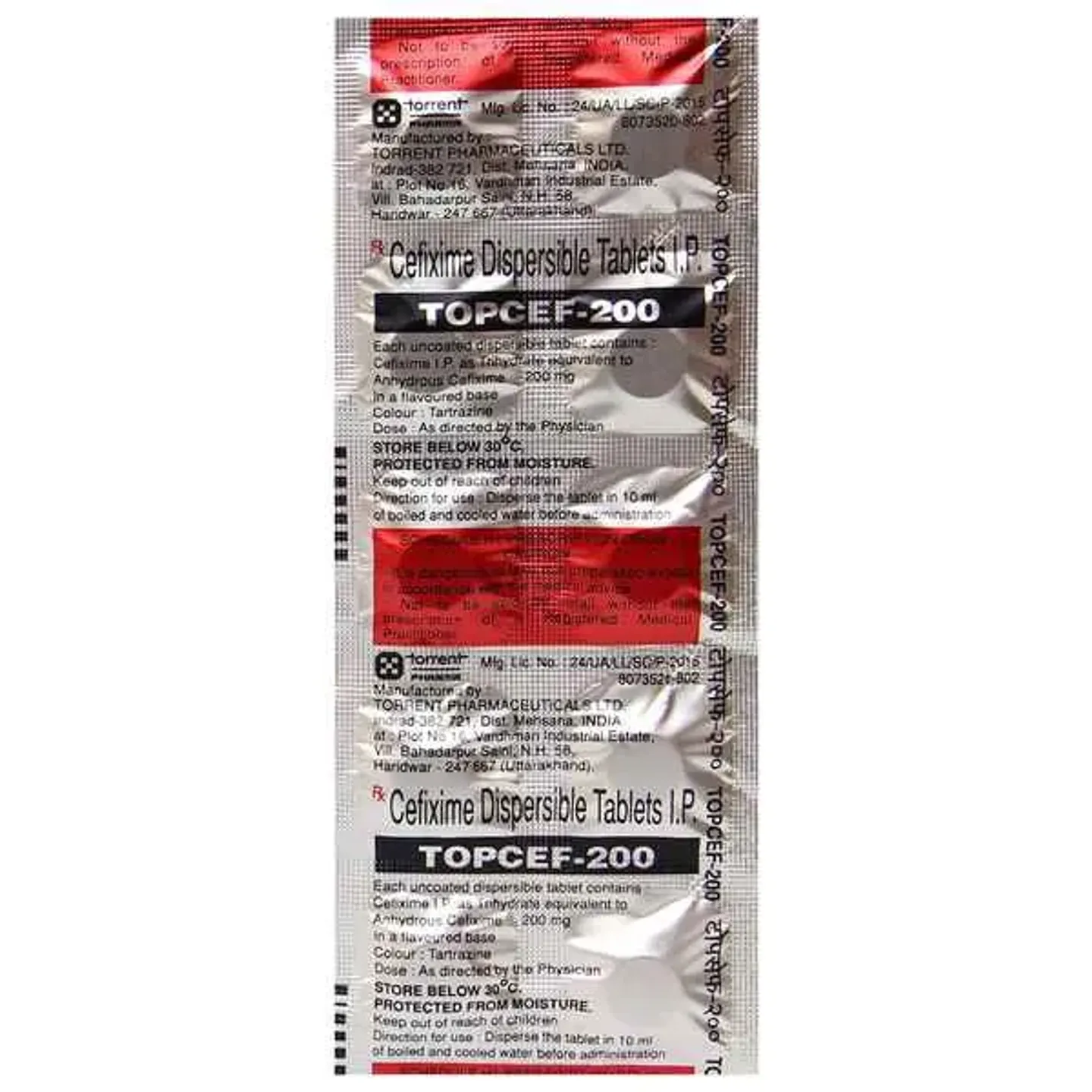 Topcef 200 Tablet product image