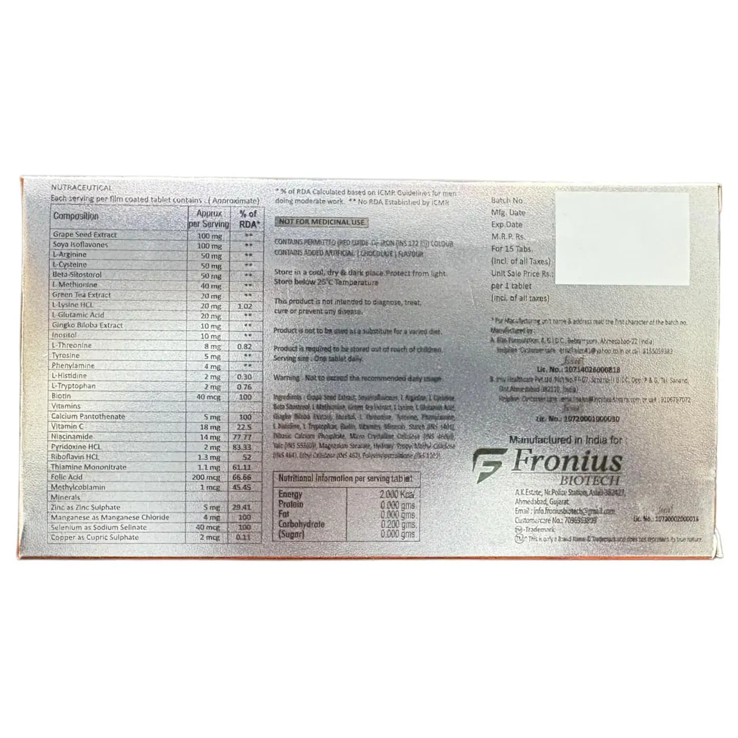 Topgrow Tablet product image