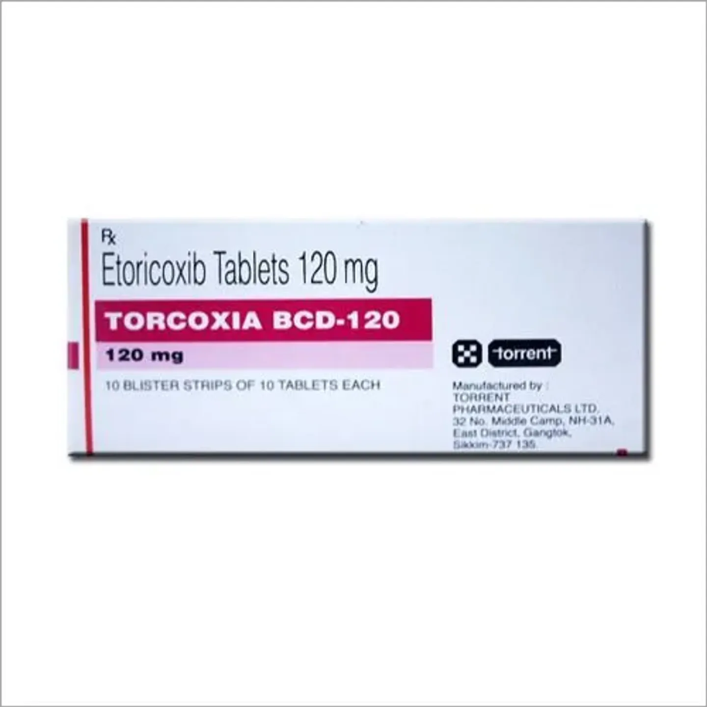 Torcoxia Bcd 120 Tablet product image