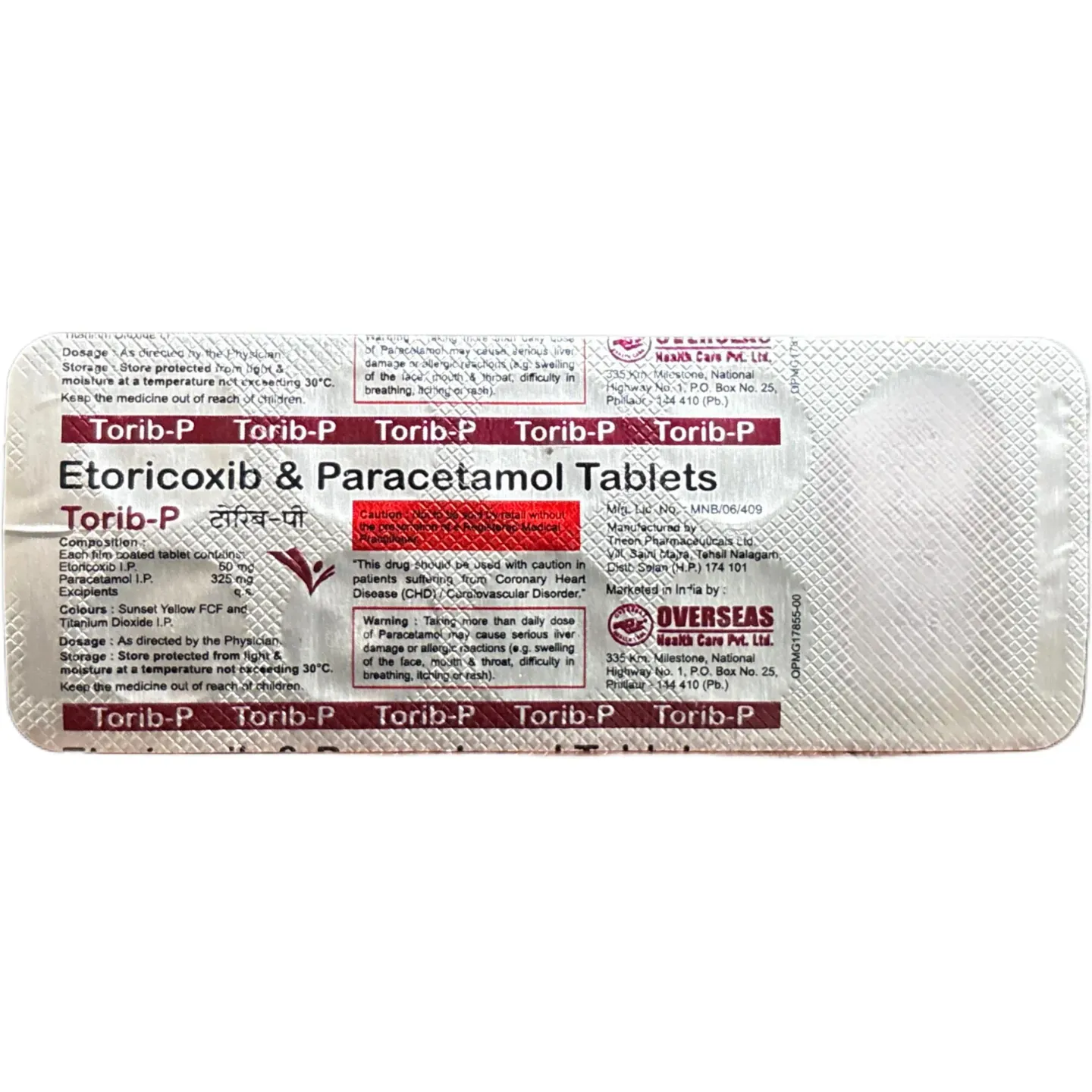 Torib P Tablet product image