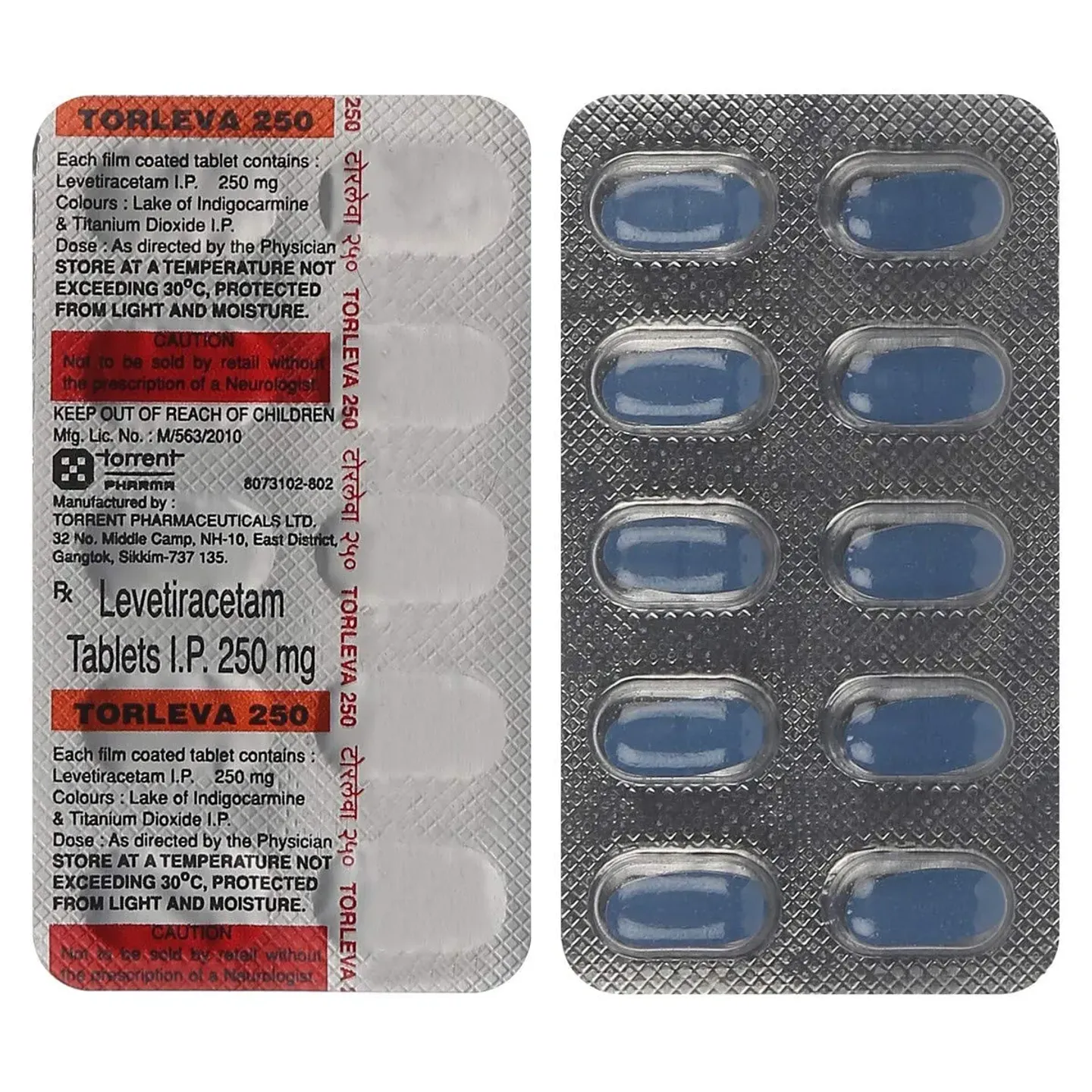 Torleva 250 Tablet product image