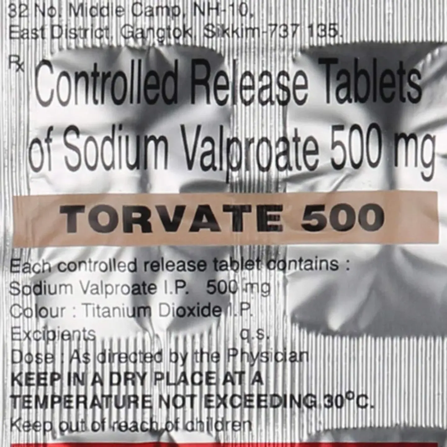 Torvate 500 Tablet product image