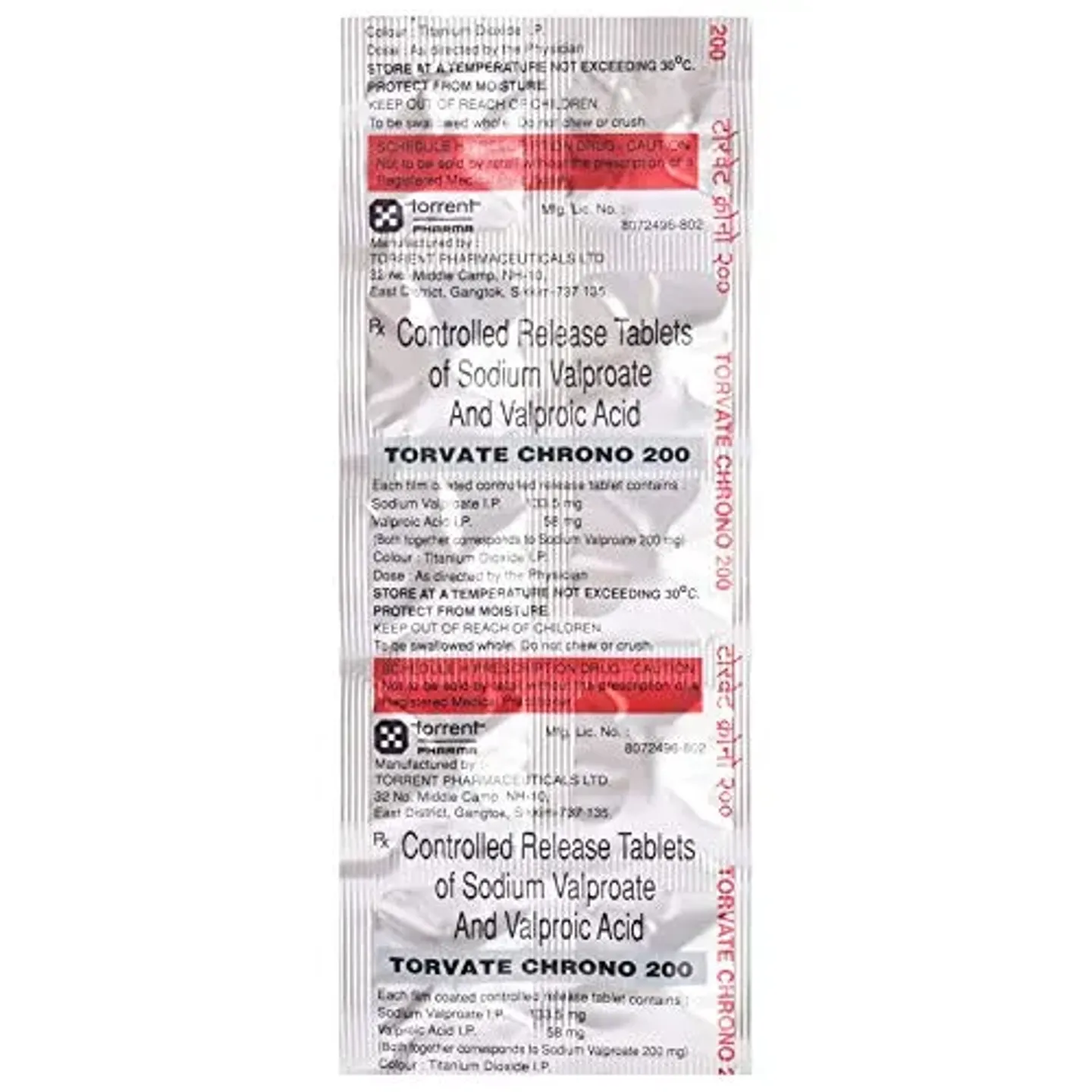 Torvate Chrono 200 Tablet product image