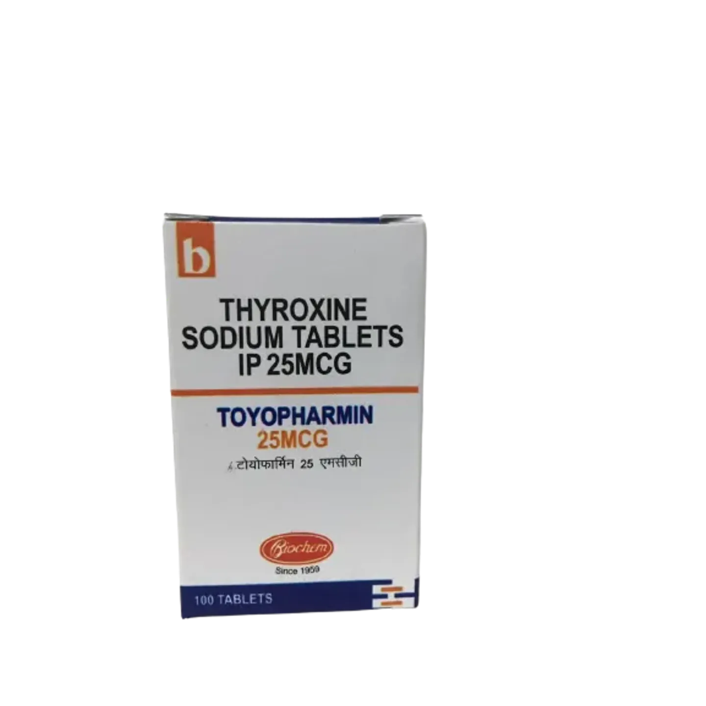 Toyopharmin 25mcg Tablet product image