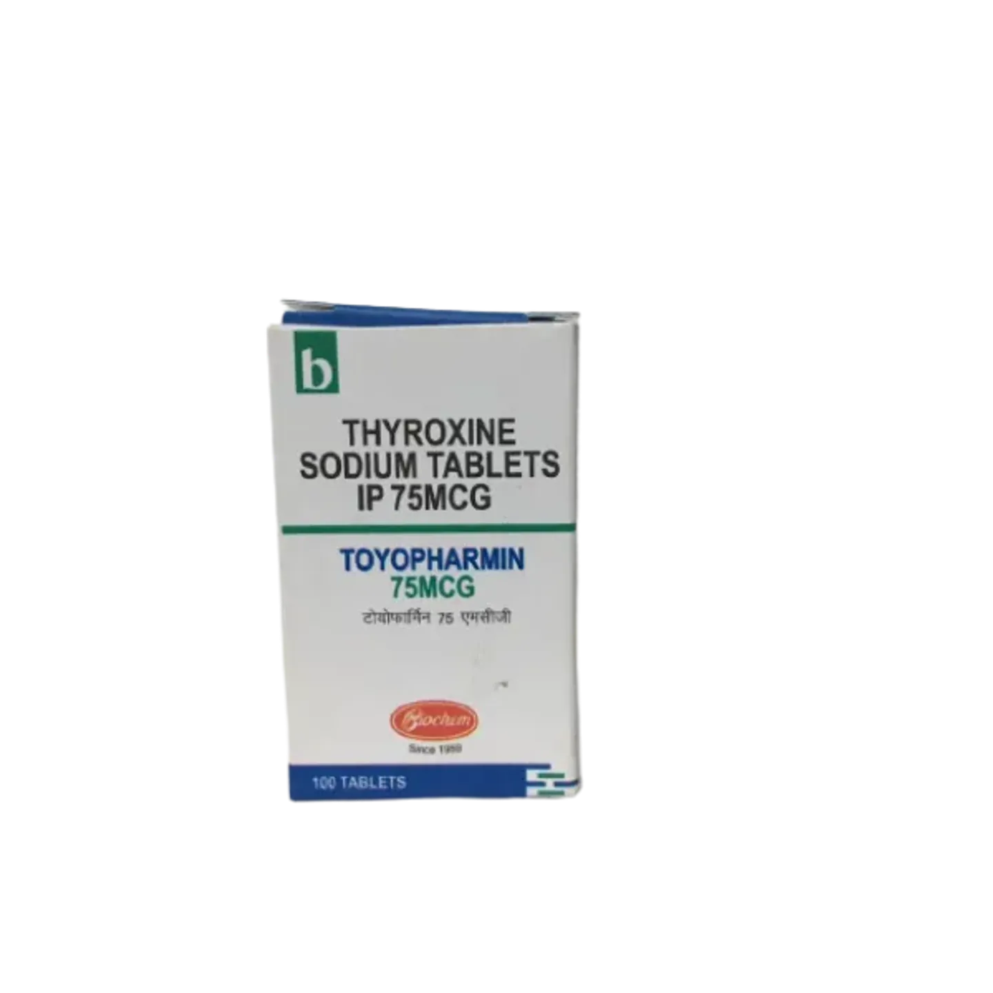 Toyopharmin 75mcg Tablet product image