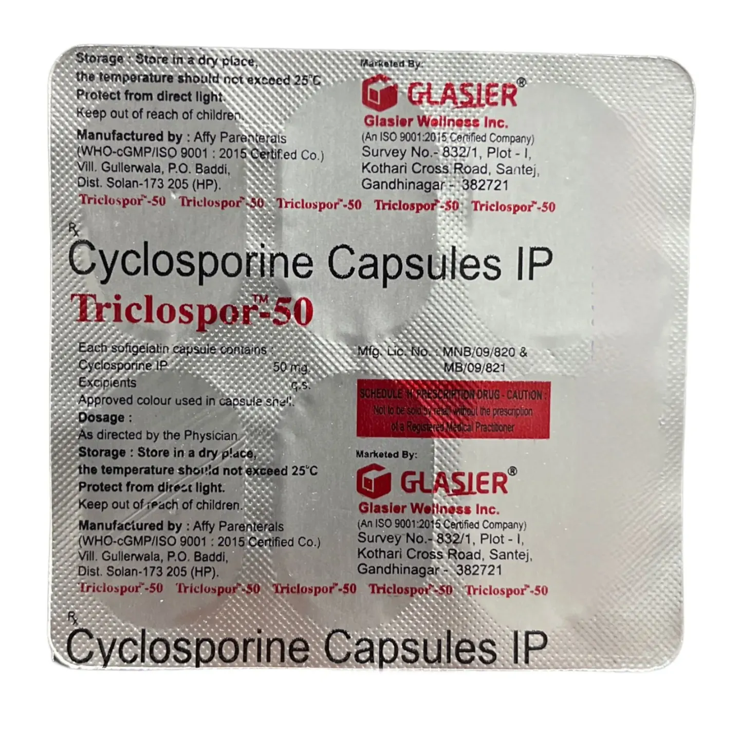 Triclospore 50 Capsule product image