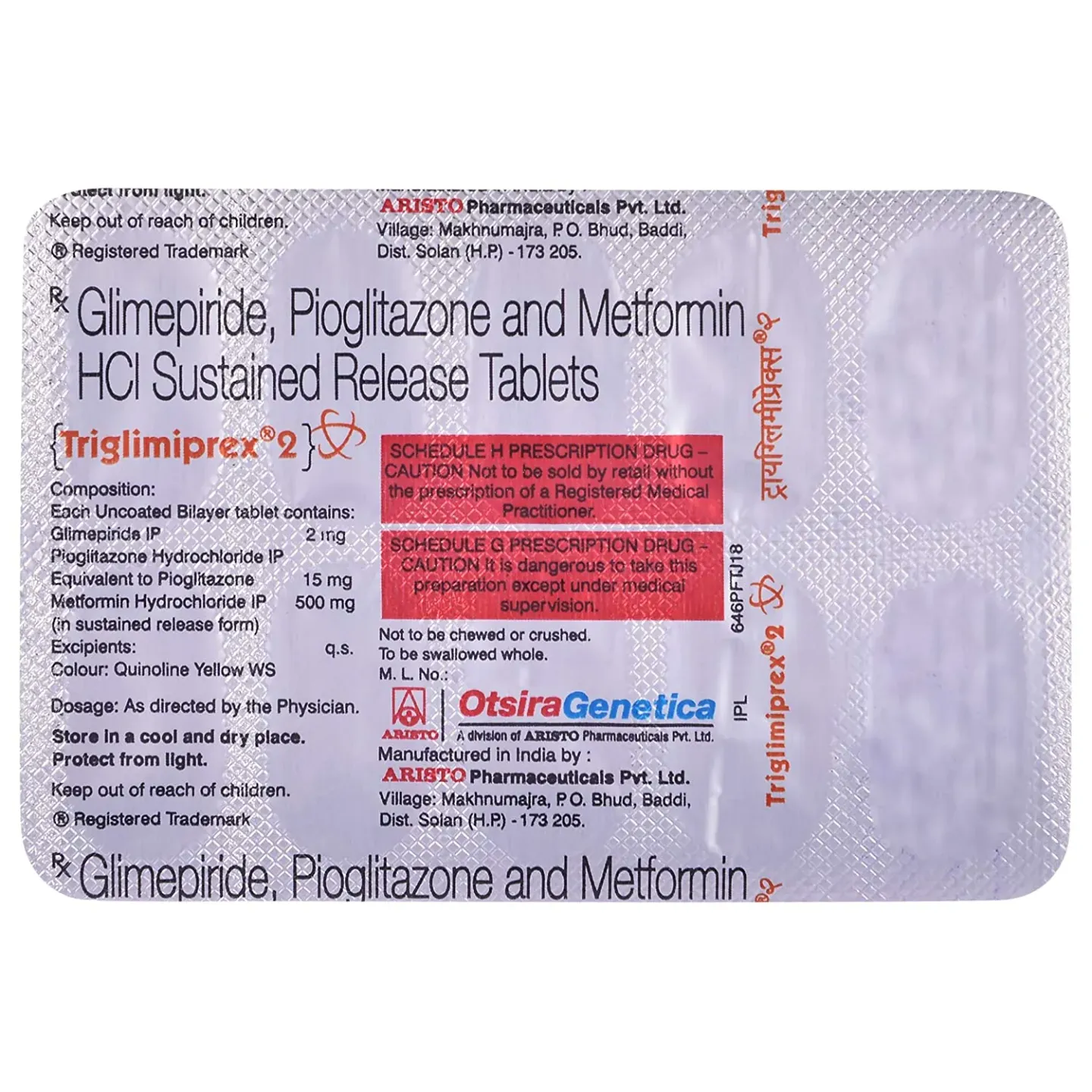 Triglimiprex 2 Tablet product image