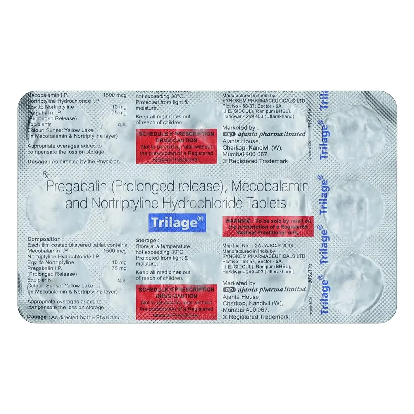 Trilage Tablet product image