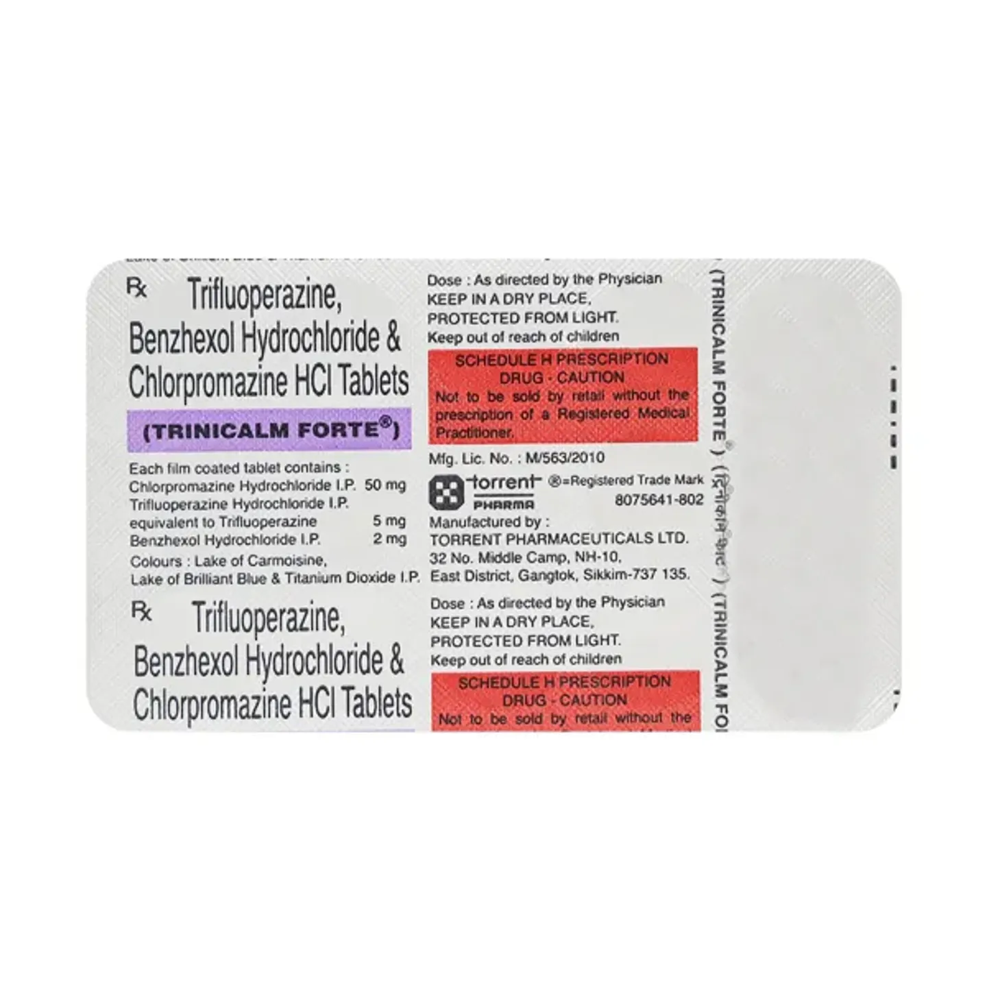 Trinicalm Forte Tablet product image