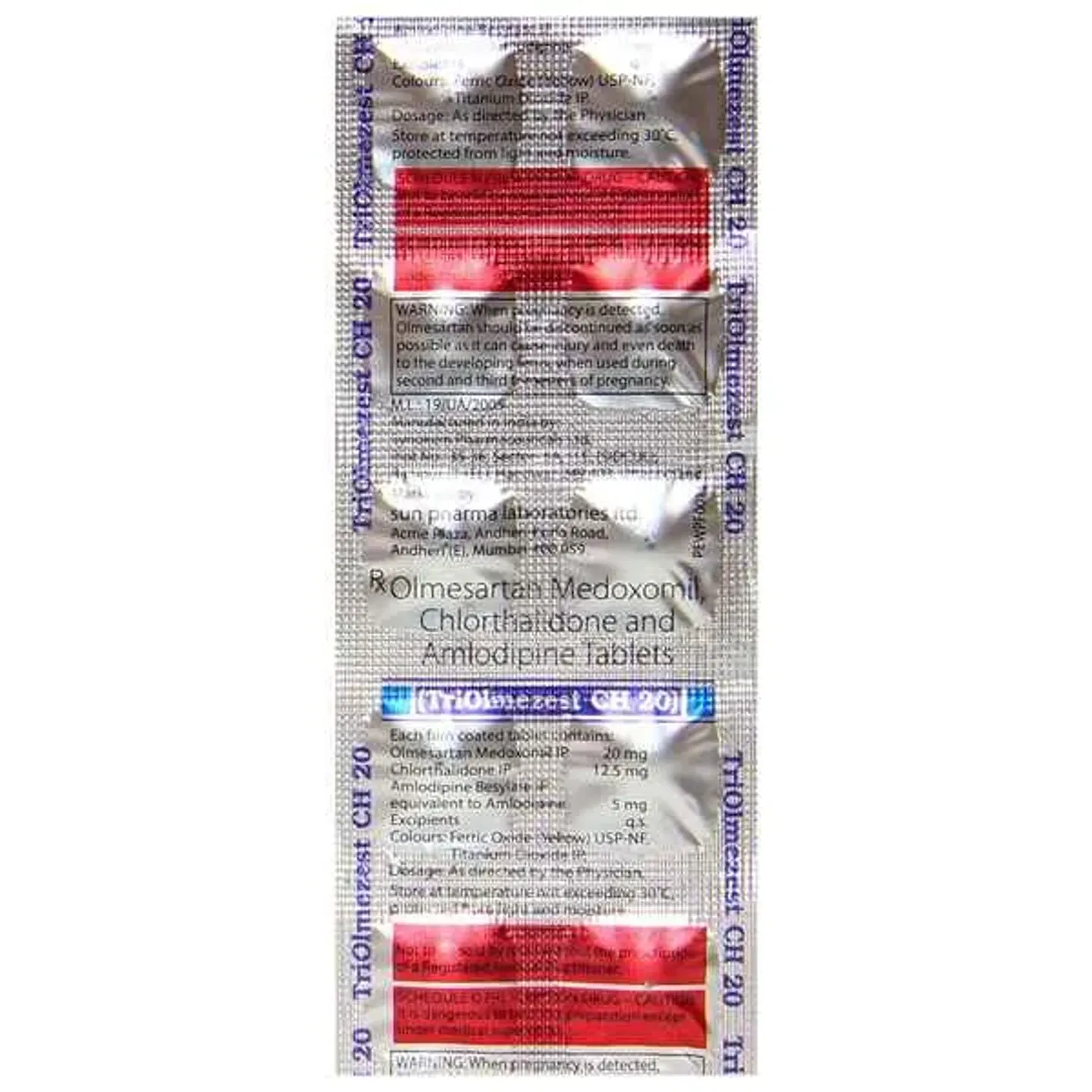 Triolmezest Ch 20 Tablet product image