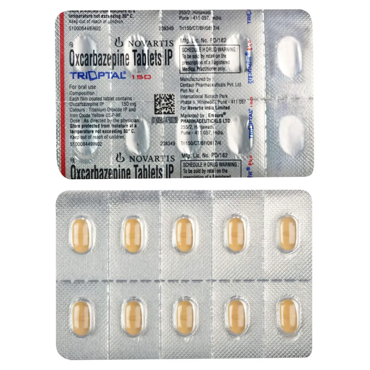 Trioptal 150 Tablet product image