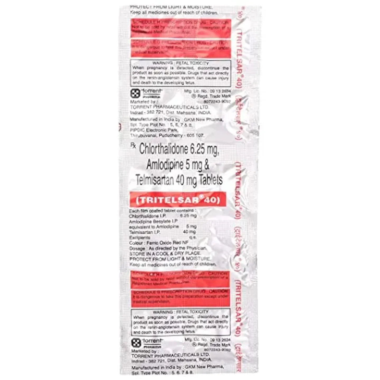 Tritelsar 40 Hs Tablet product image