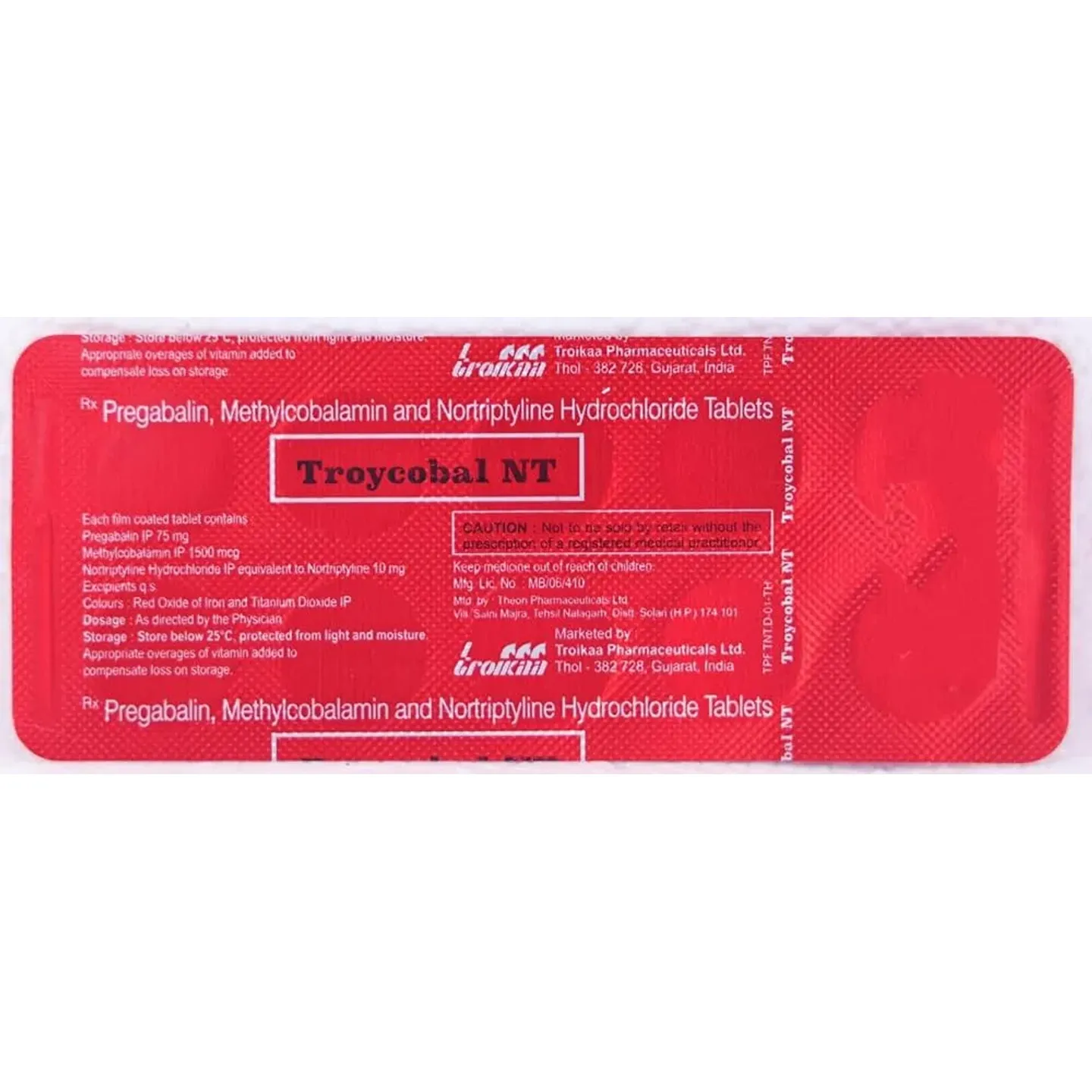 Troycobal Nt Tablet product image