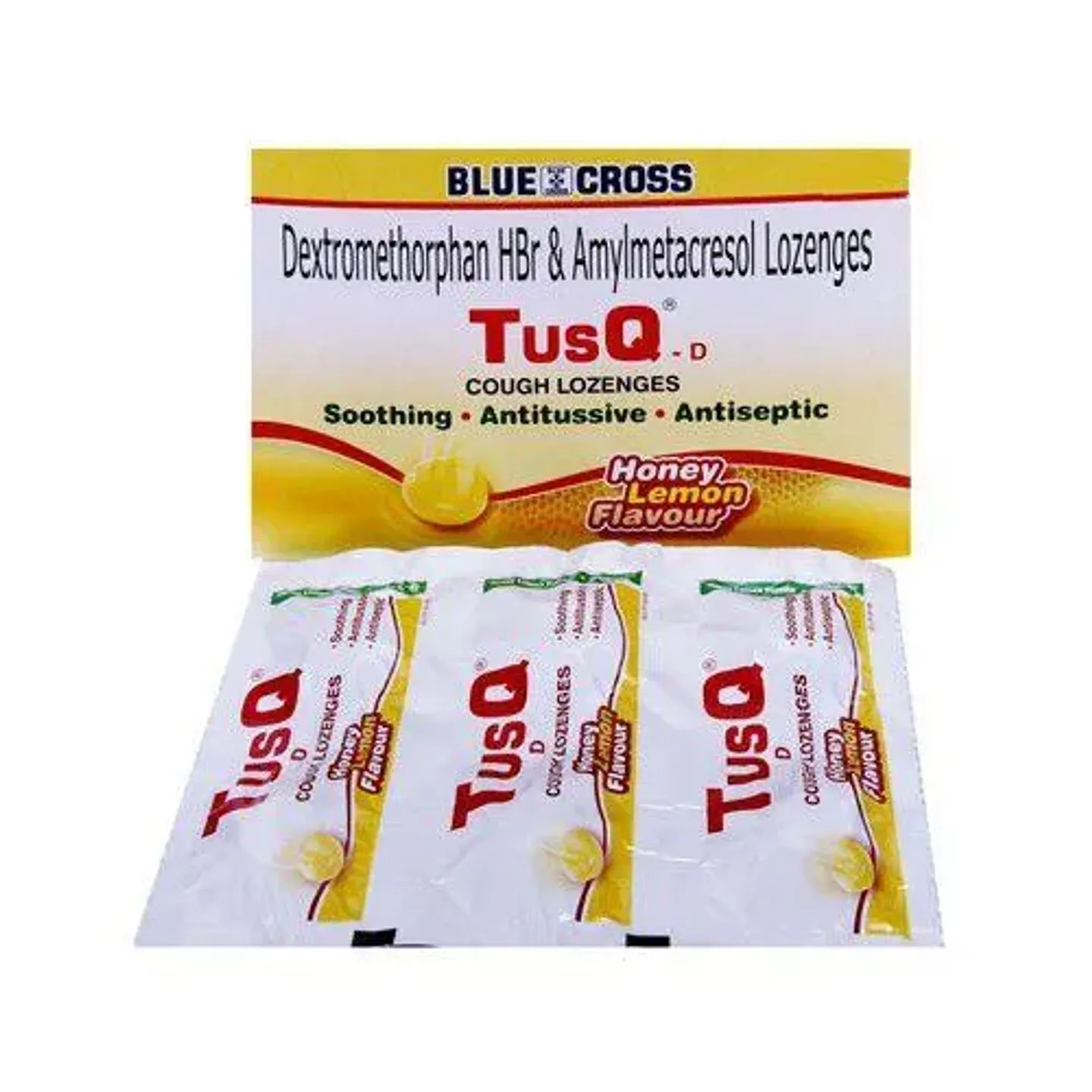 Tusq-d Cough Lozenges Honey Lemon product image