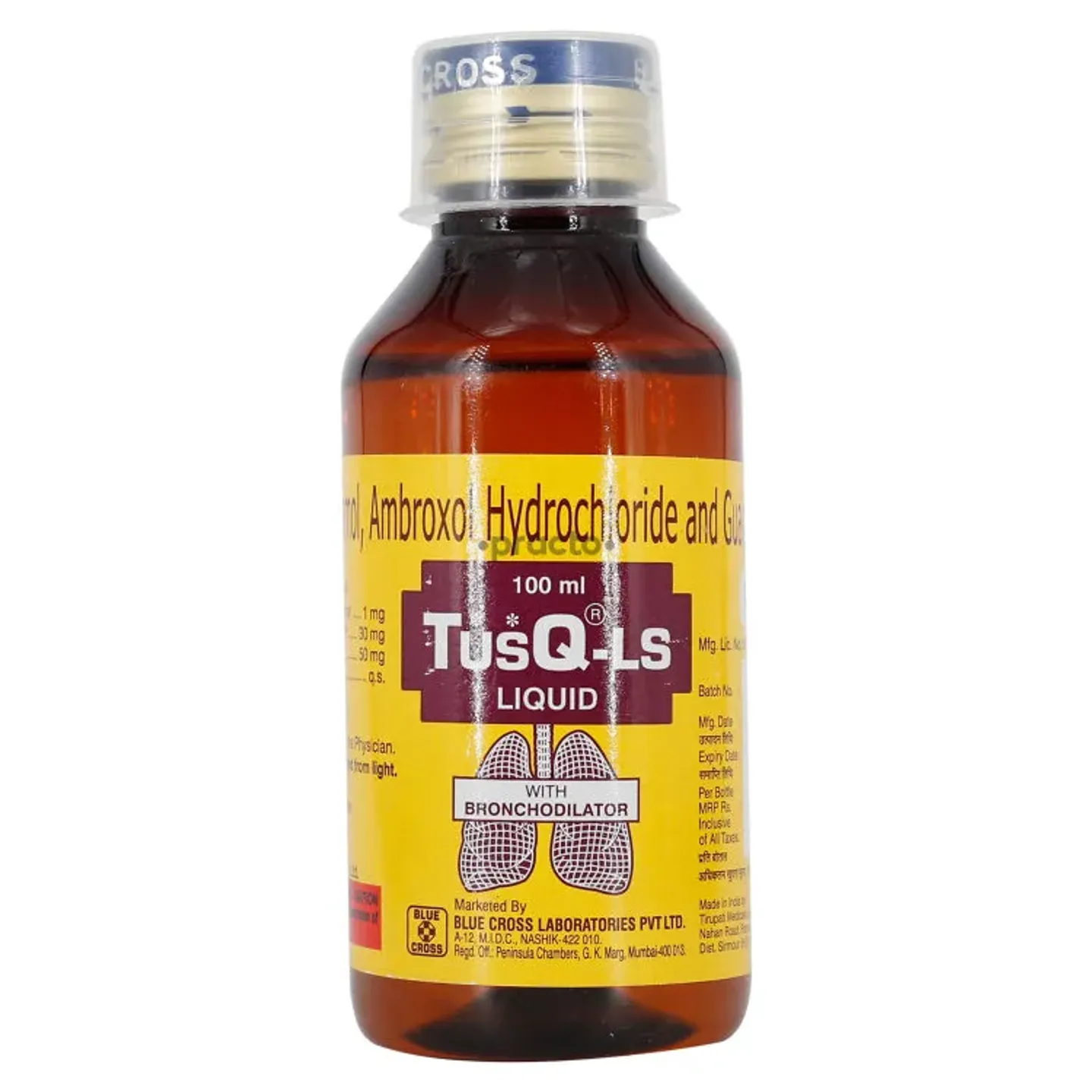 Tusq Ls Syrup 100ml product image