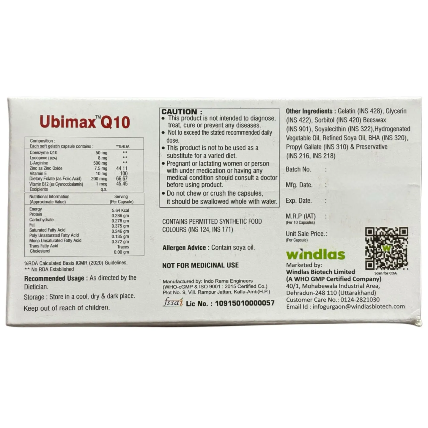 Ubimax Q10 Capsule product image