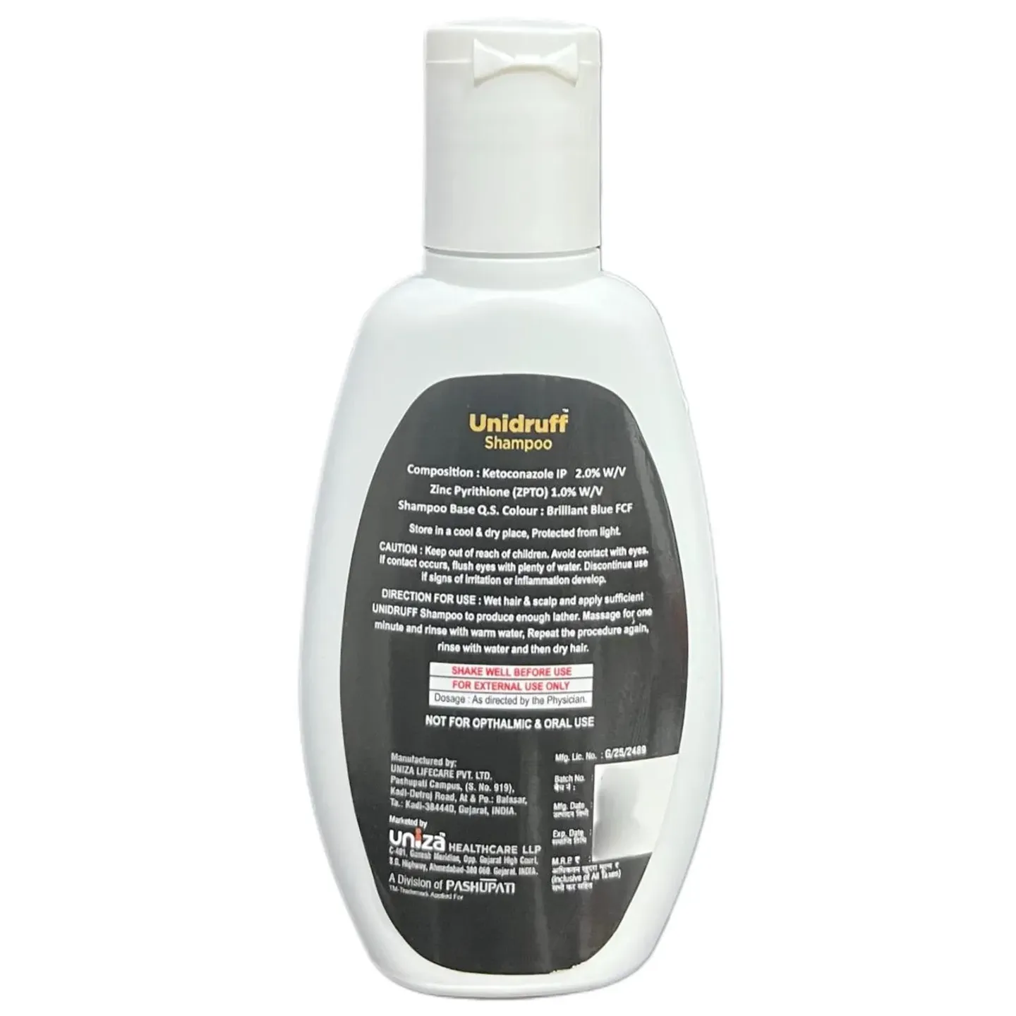 Unidruff Shampoo 60ml product image