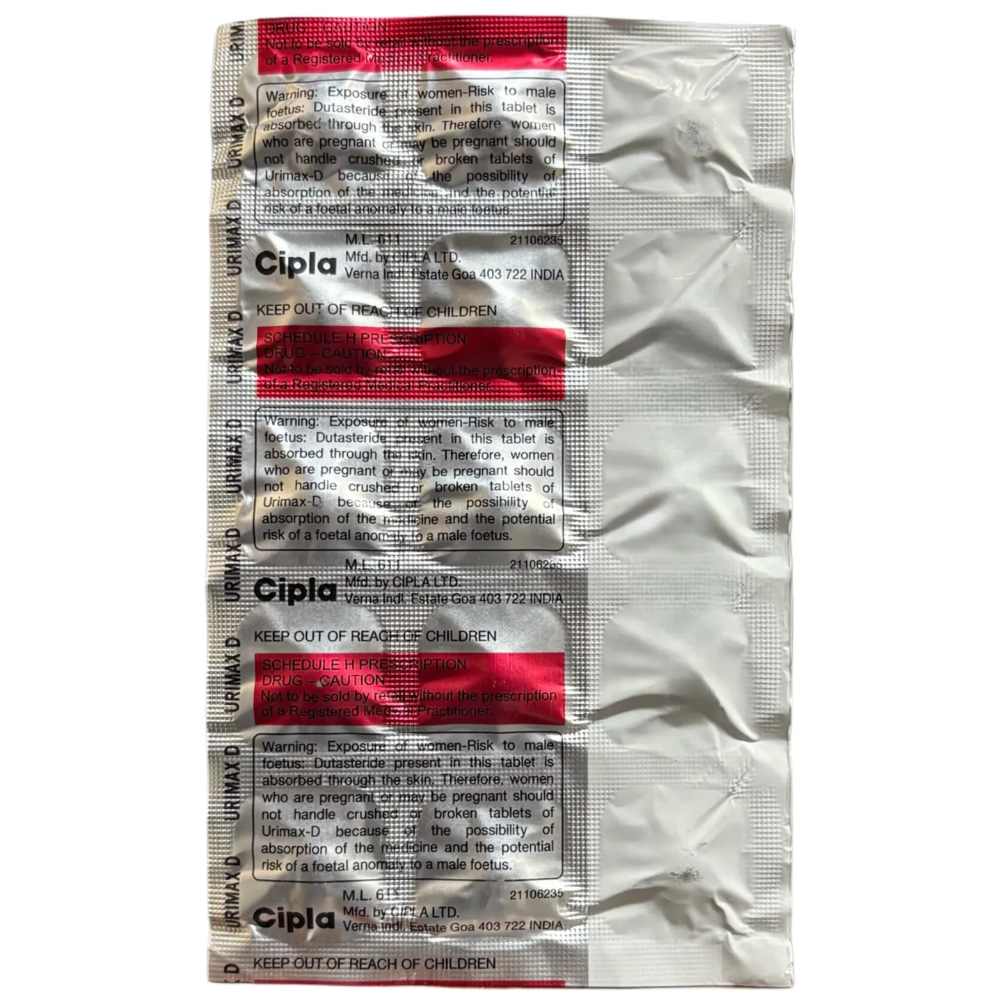 Urimax D Tablet product image