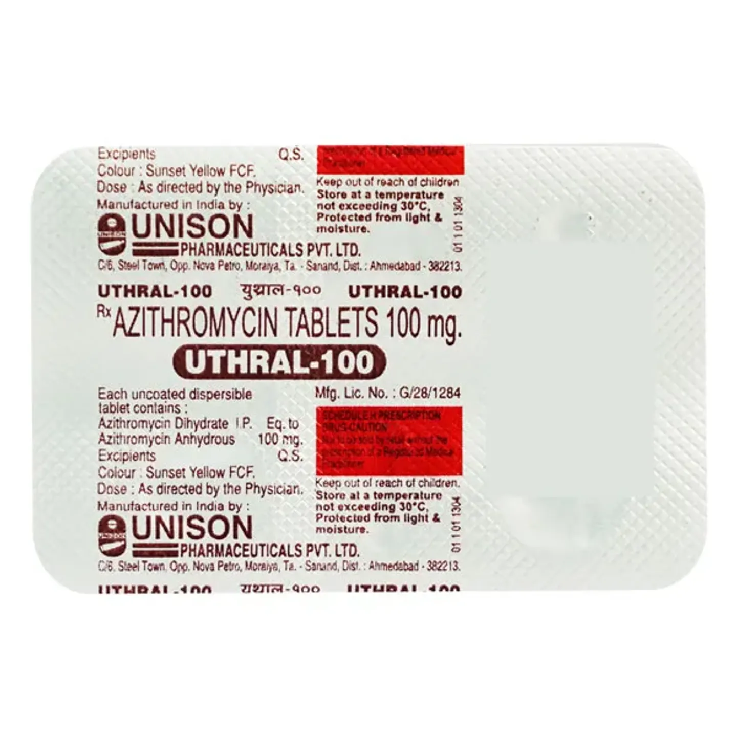 Uthral 100 Tablet product image