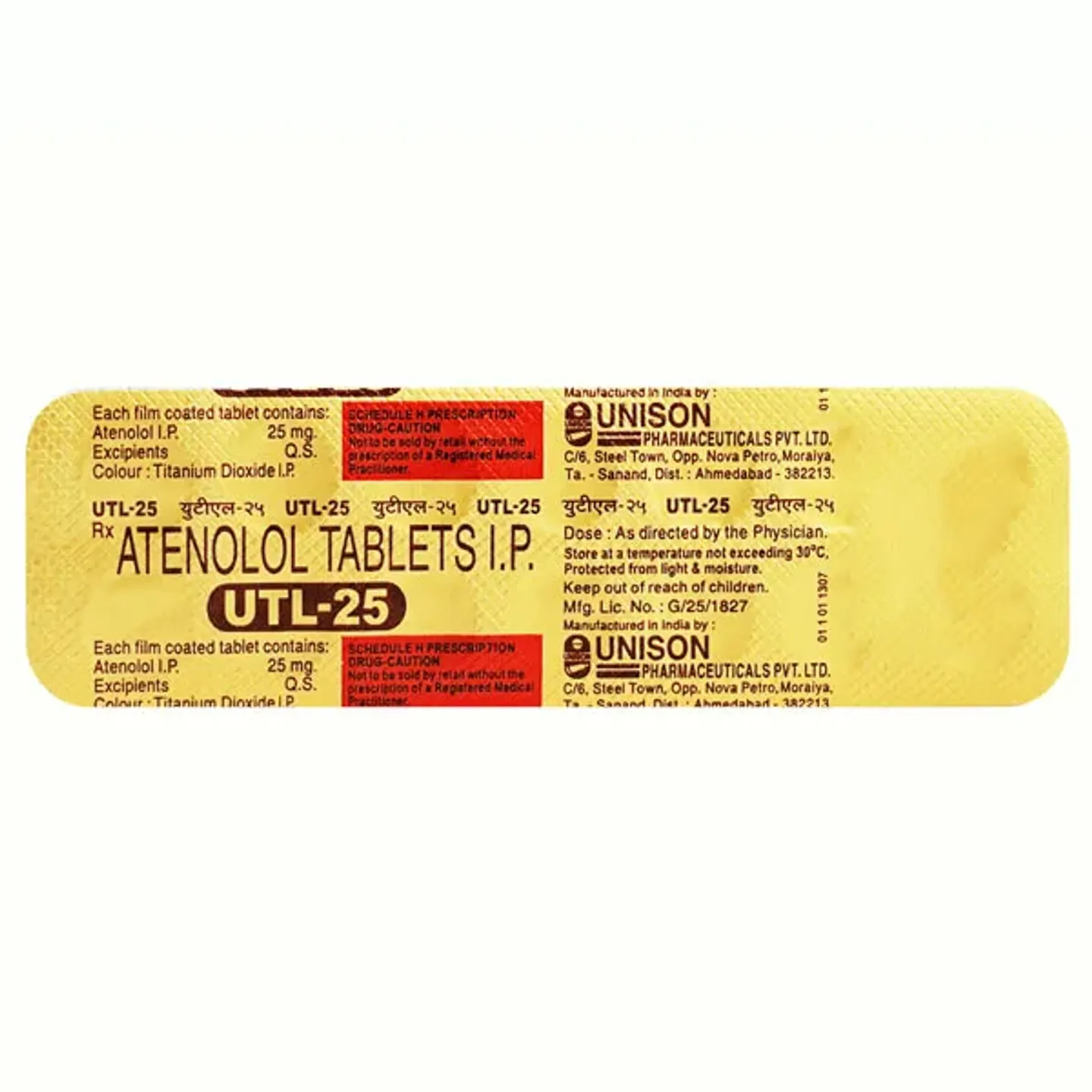 Utl 25 Tablet product image