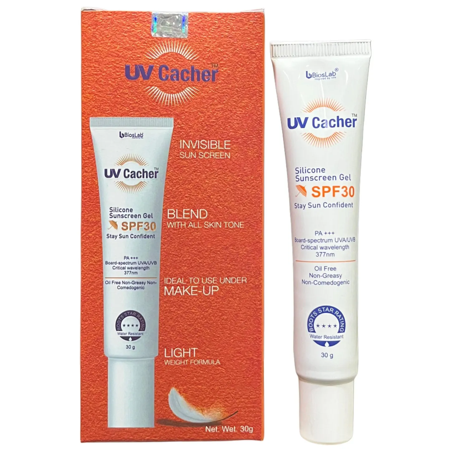 Uv Cacher Sunscreen Spf 30 Gel 30gm product image