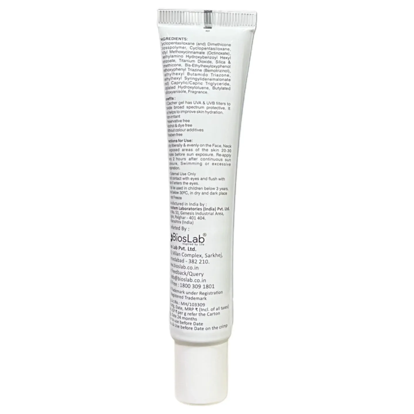 Uv Cacher Sunscreen Spf 30 Gel 30gm product image