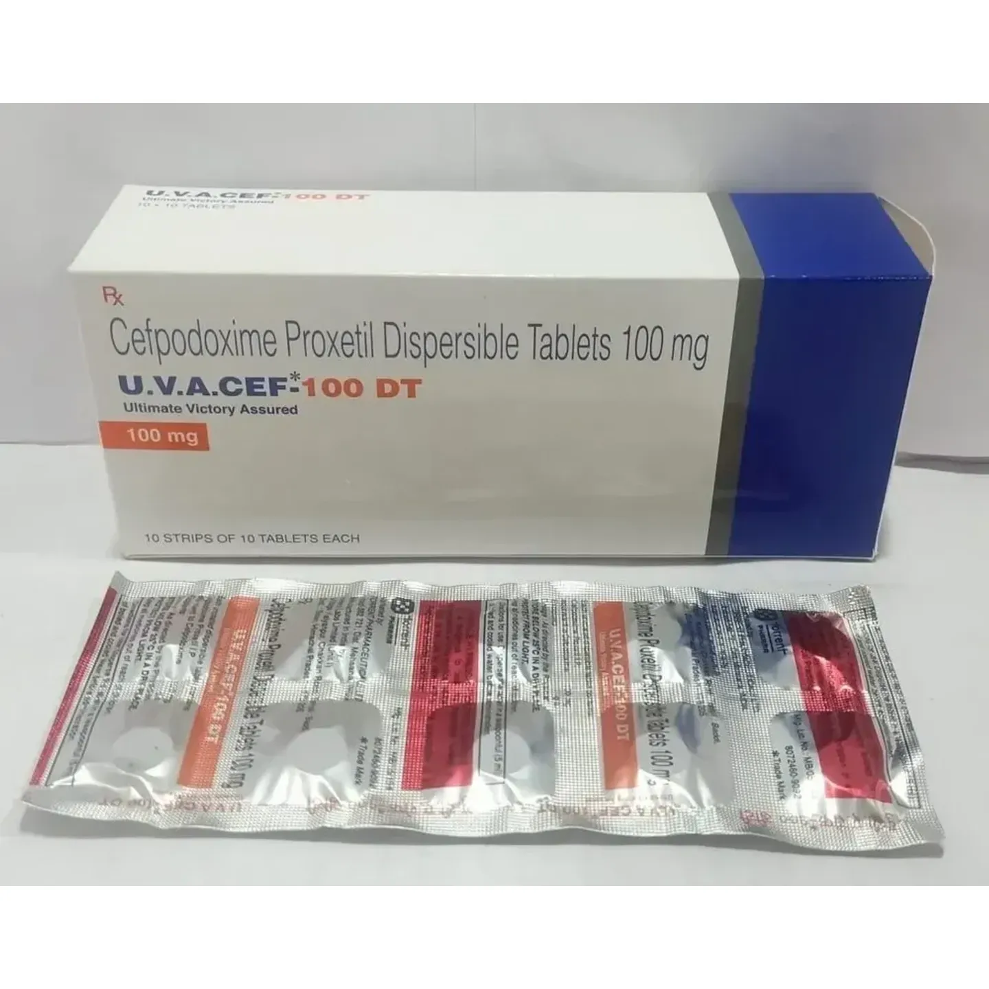 Uva Cef 100mg Tablet Dt product image