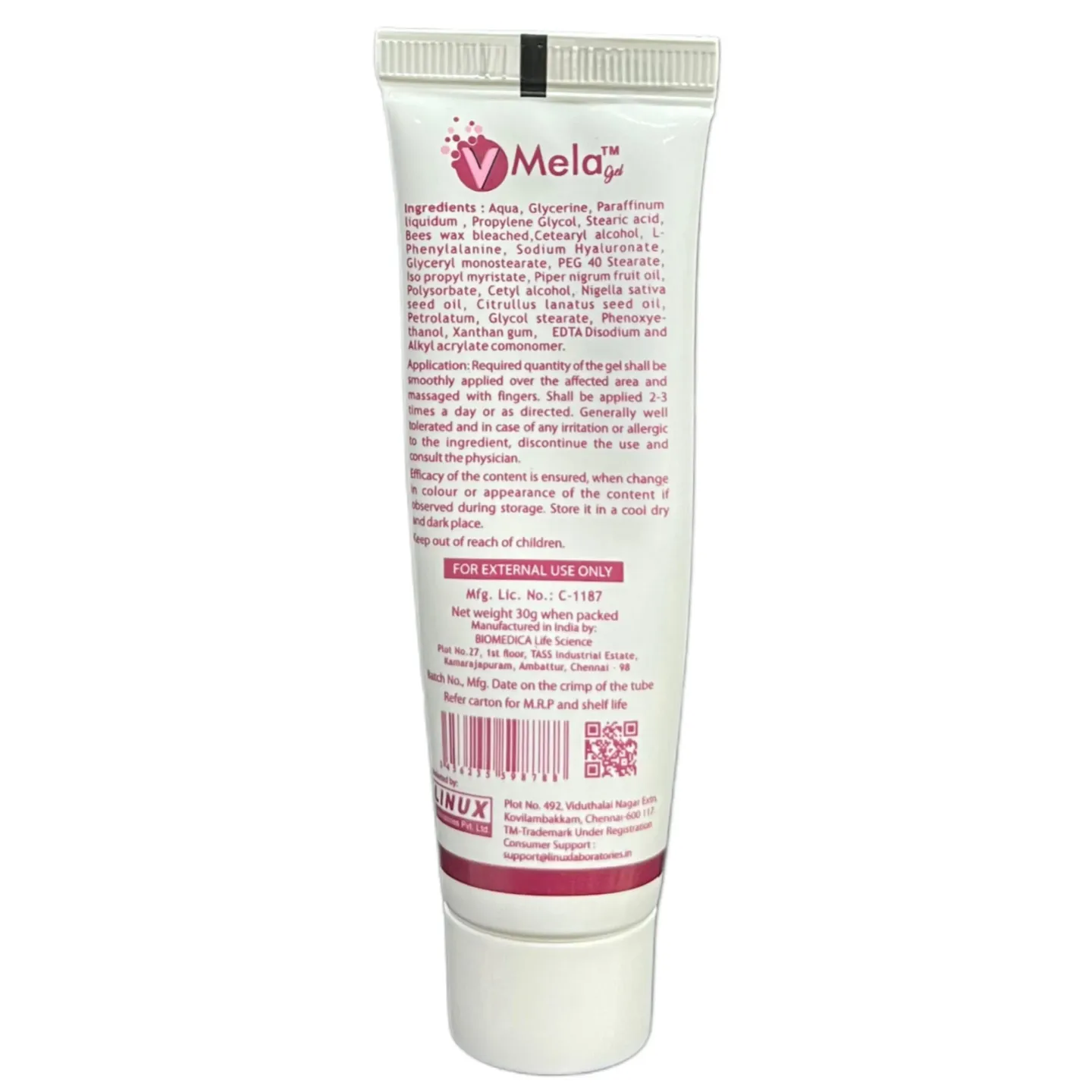 V Mela Gel 30gm product image