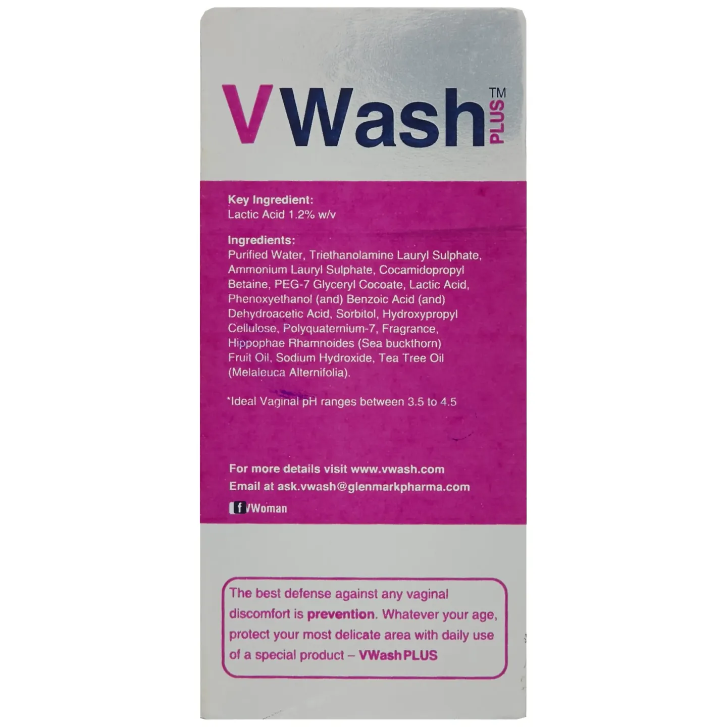 V Wash Plus Hygiene 20ml product image