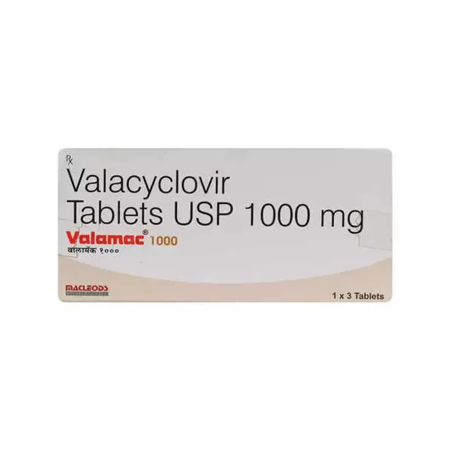 Valamac 1000 Tablet product image