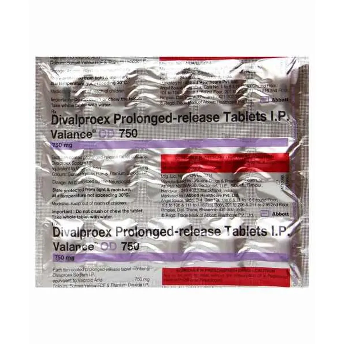 Valance Od 750 Tablet product image