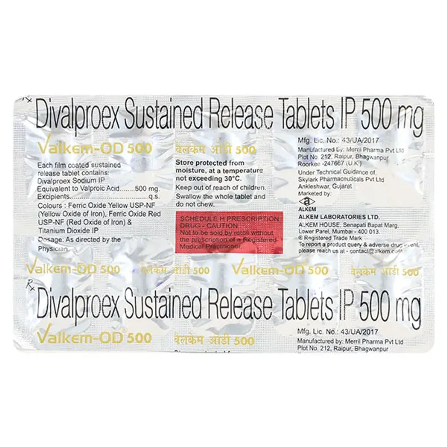 Valkem Od 500 Tablet product image