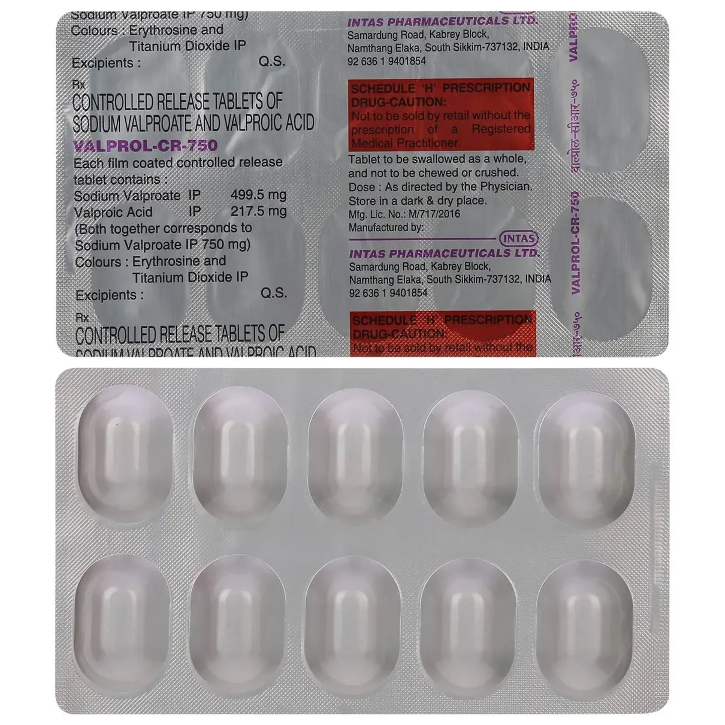 Valprol Cr 750 Tablet product image