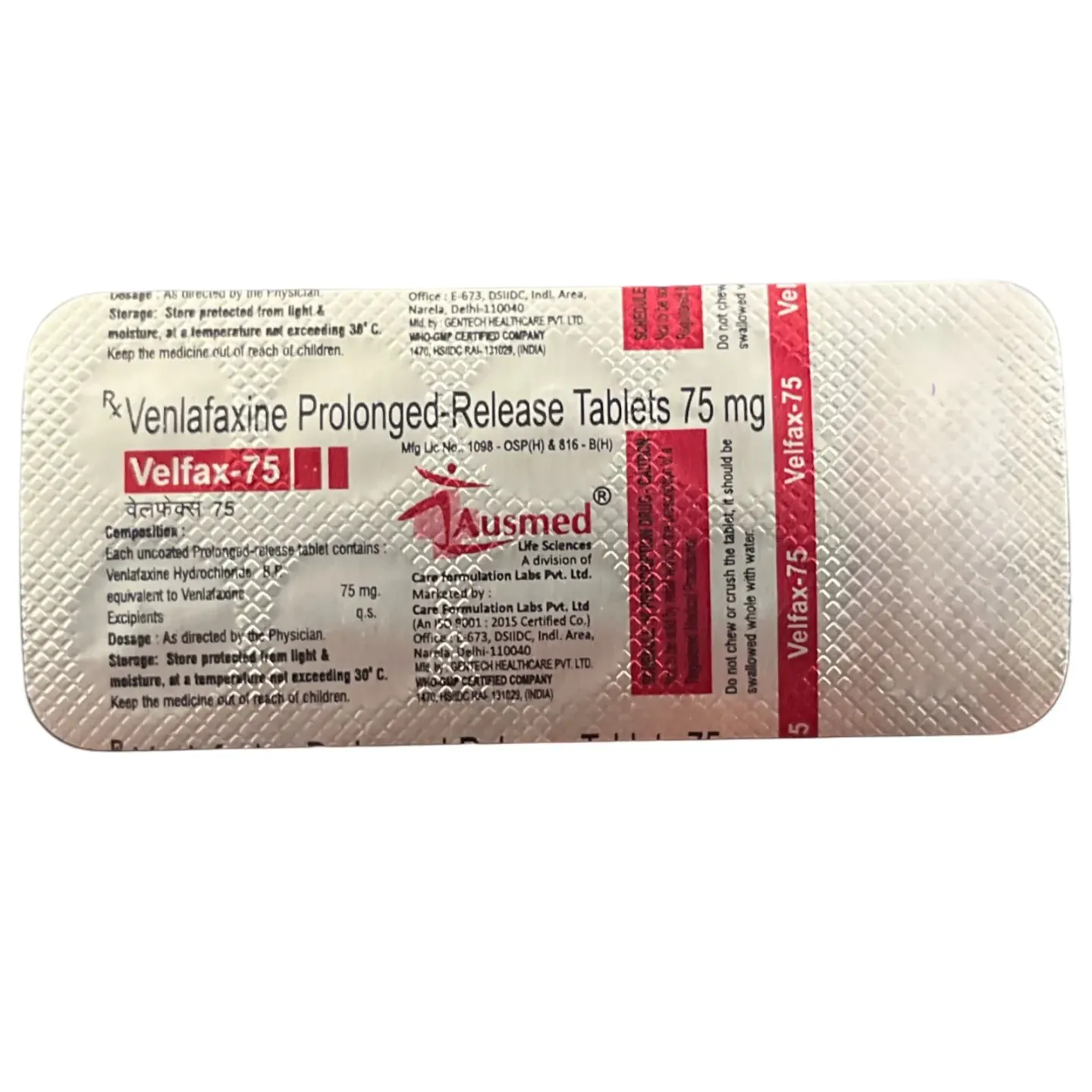Velfax 75 Tablet product image