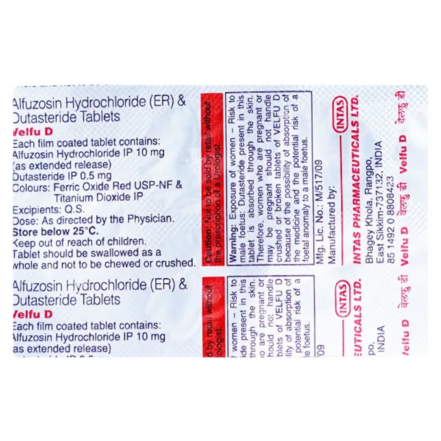 Velfu D Tablet product image