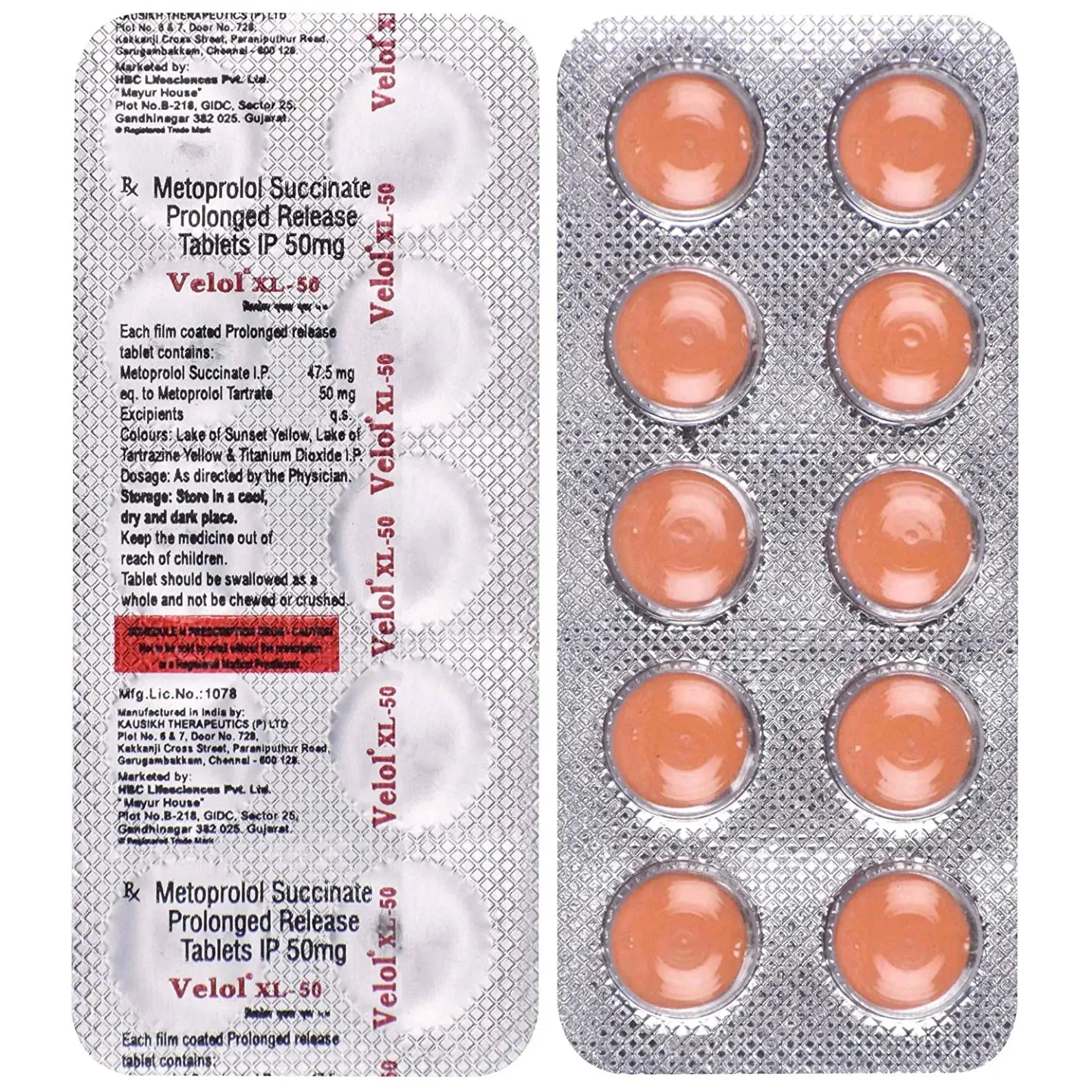 Velol Xl 50 Tablet product image