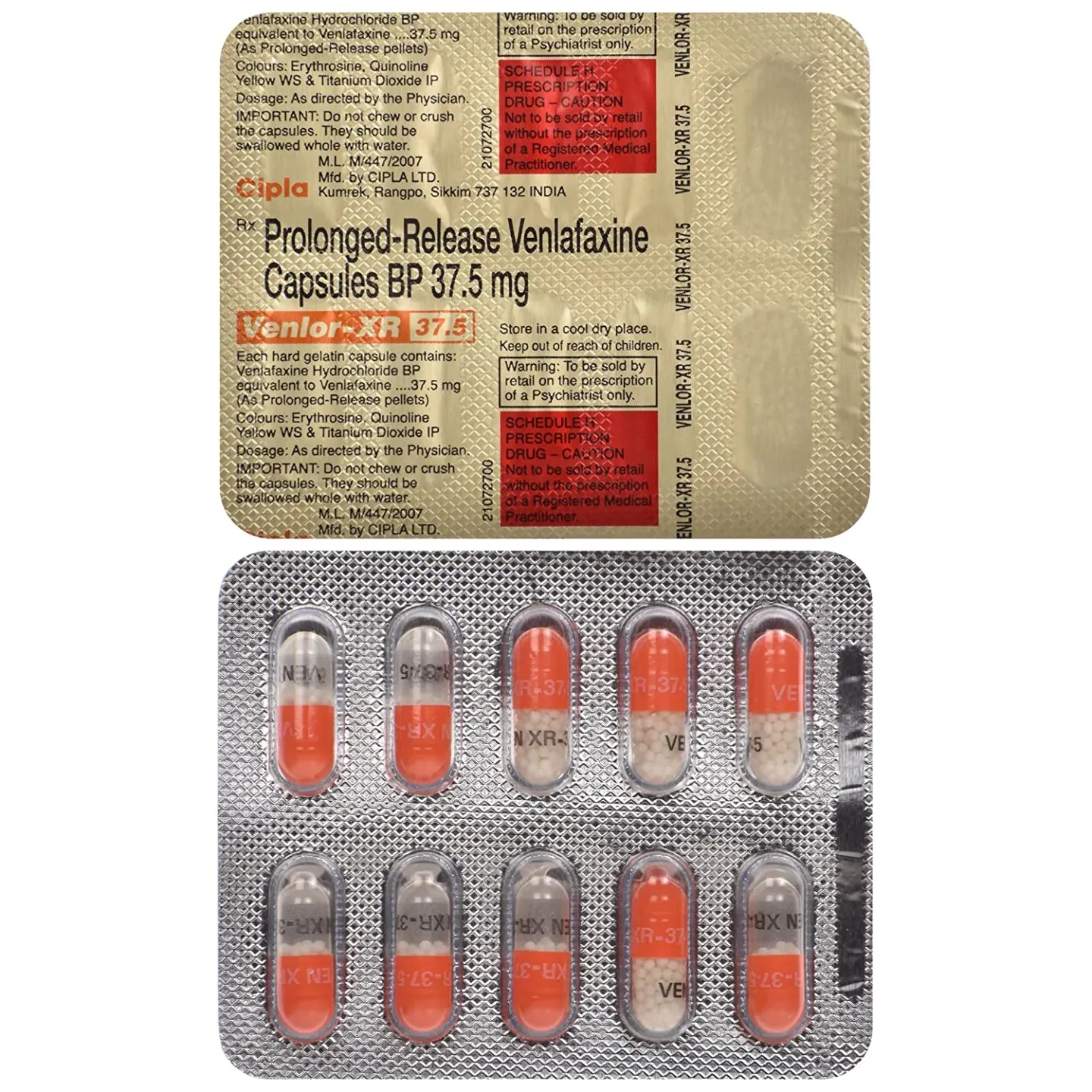 Venlor Xr 37.5 Capsule product image