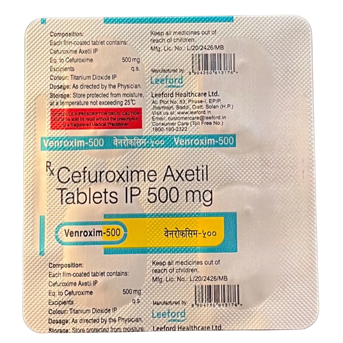 Venroxim 500 Tablet product image