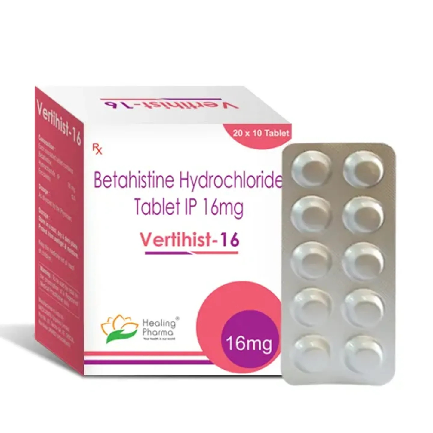Vertihist 16mg Tablet product image